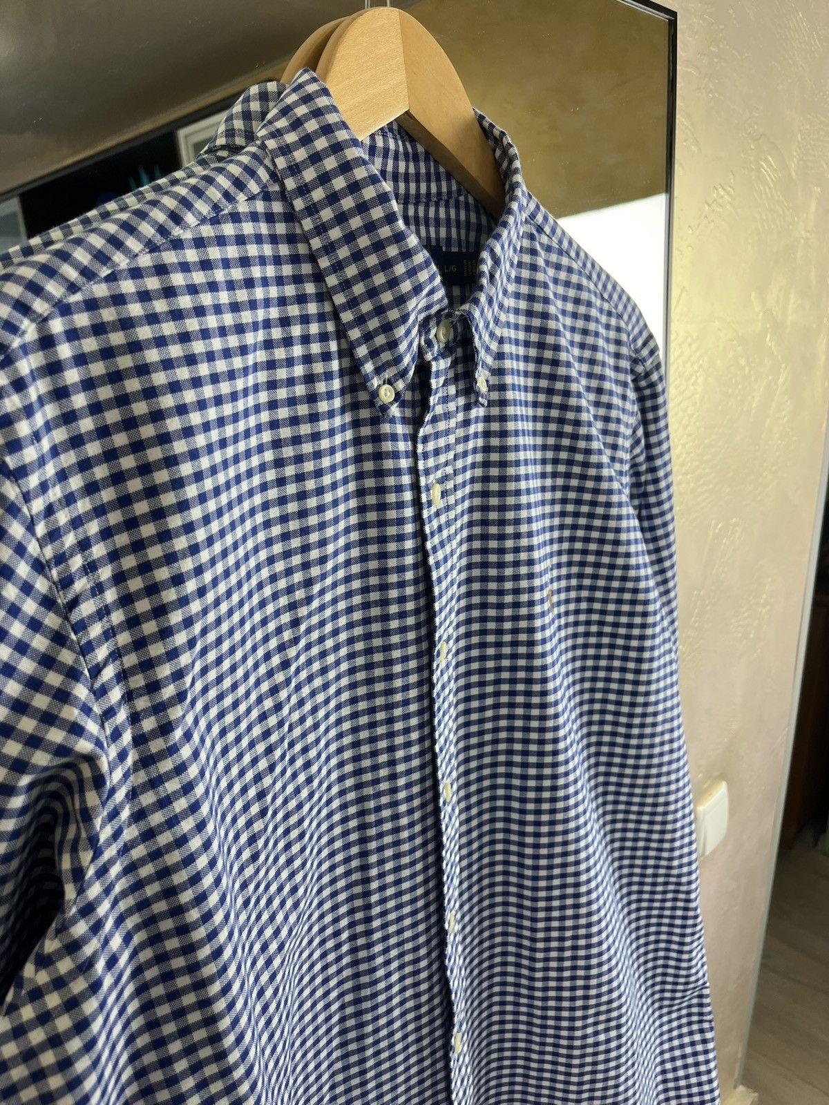 Polo Ralph Lauren Polo Ralph Lauren Gingham Crisp Cotton Button-Down Shirt Size US L / EU 52-54 / 3 - 4 Thumbnail