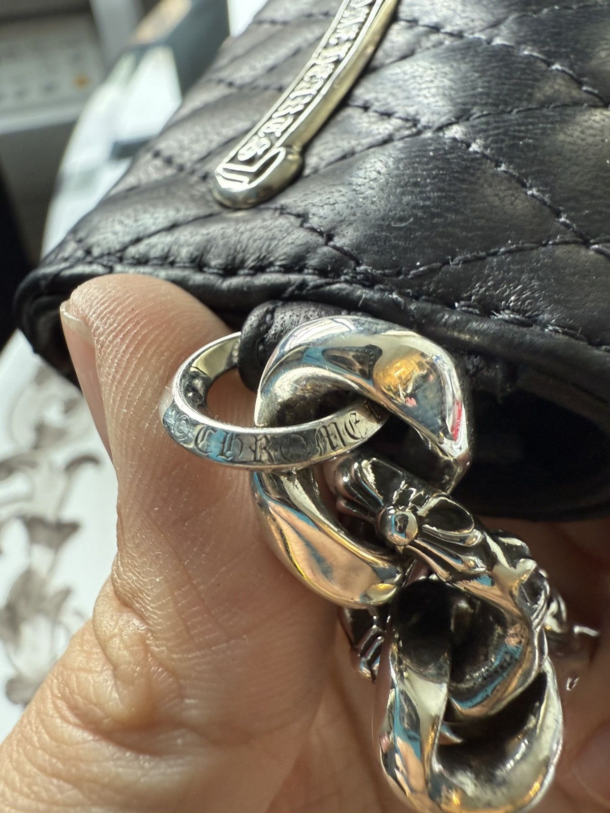 Chrome Hearts 🔥Chrome Hearts Airpods Case Wallet🔥 Size ONE SIZE - 6 Thumbnail