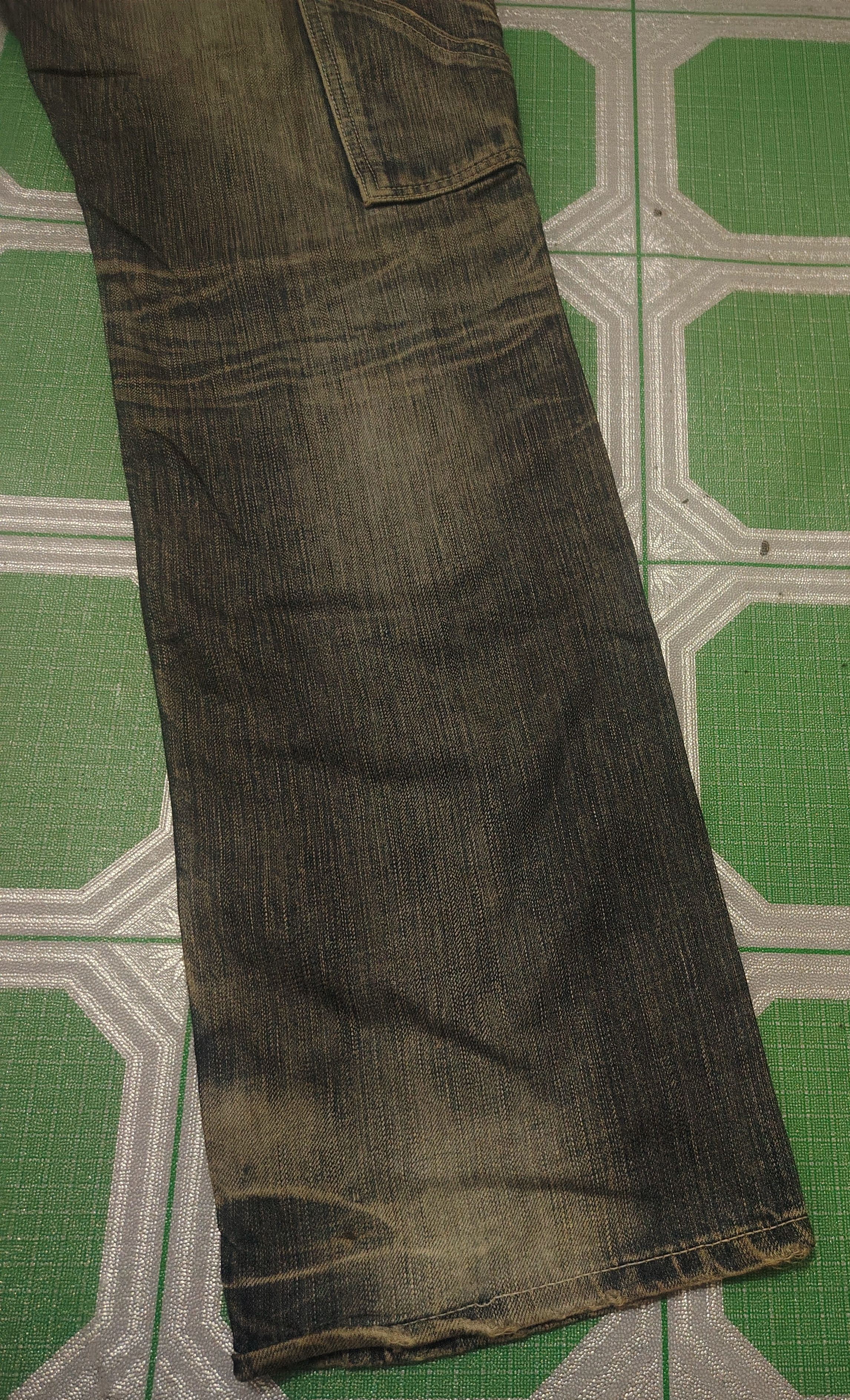 Edwin Japan Edwin Blue Trip Distressed Thrashed Jeans Buckle Back Size US 30 / EU 46 - 18 Thumbnail