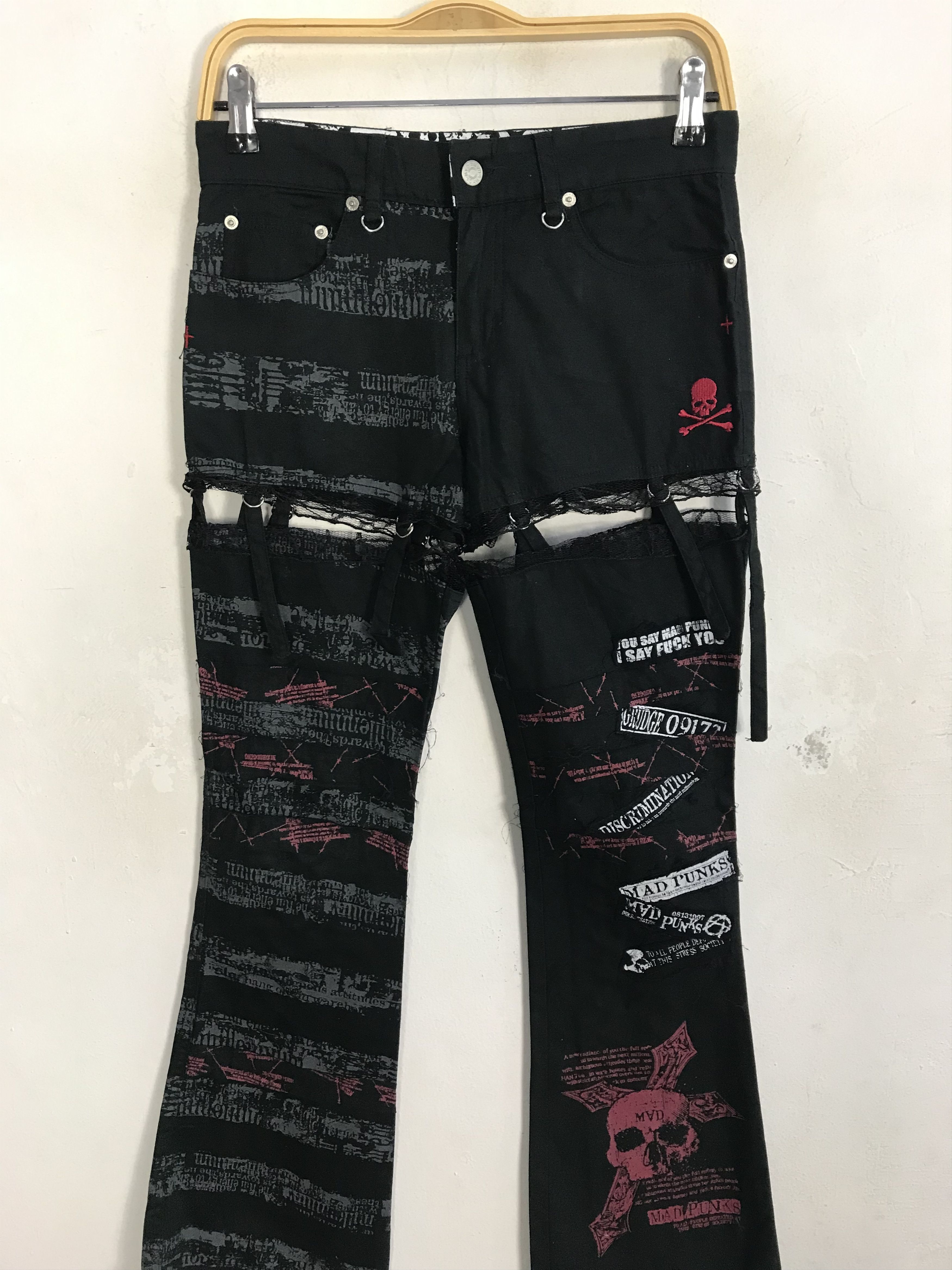 Japanese Brand Mad Punk Seditionaries Cyberpunk Tactical Bondage Size US 28 / EU 44 - 3 Thumbnail