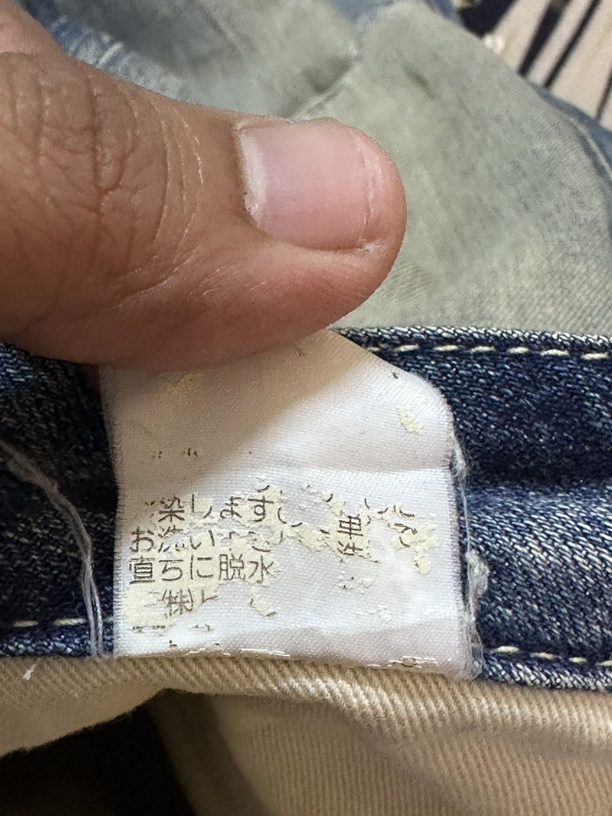 Japanese Brand Vintage Brappers Mudwash Ripped Distressed Denim Size US 31 - 11 Thumbnail