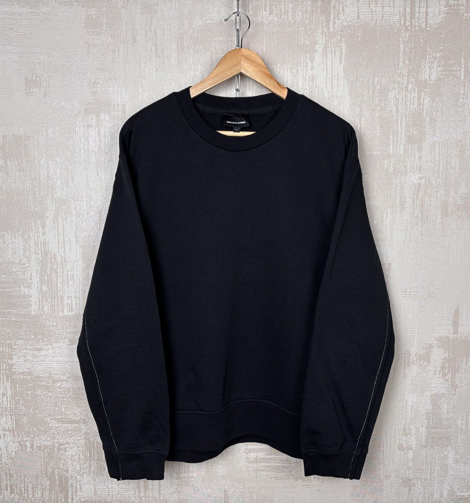 Other Nine Way Homme Crew Neck Sweatshirt Raw Edge Size US L / EU 52-54 / 3 - 11 Thumbnail