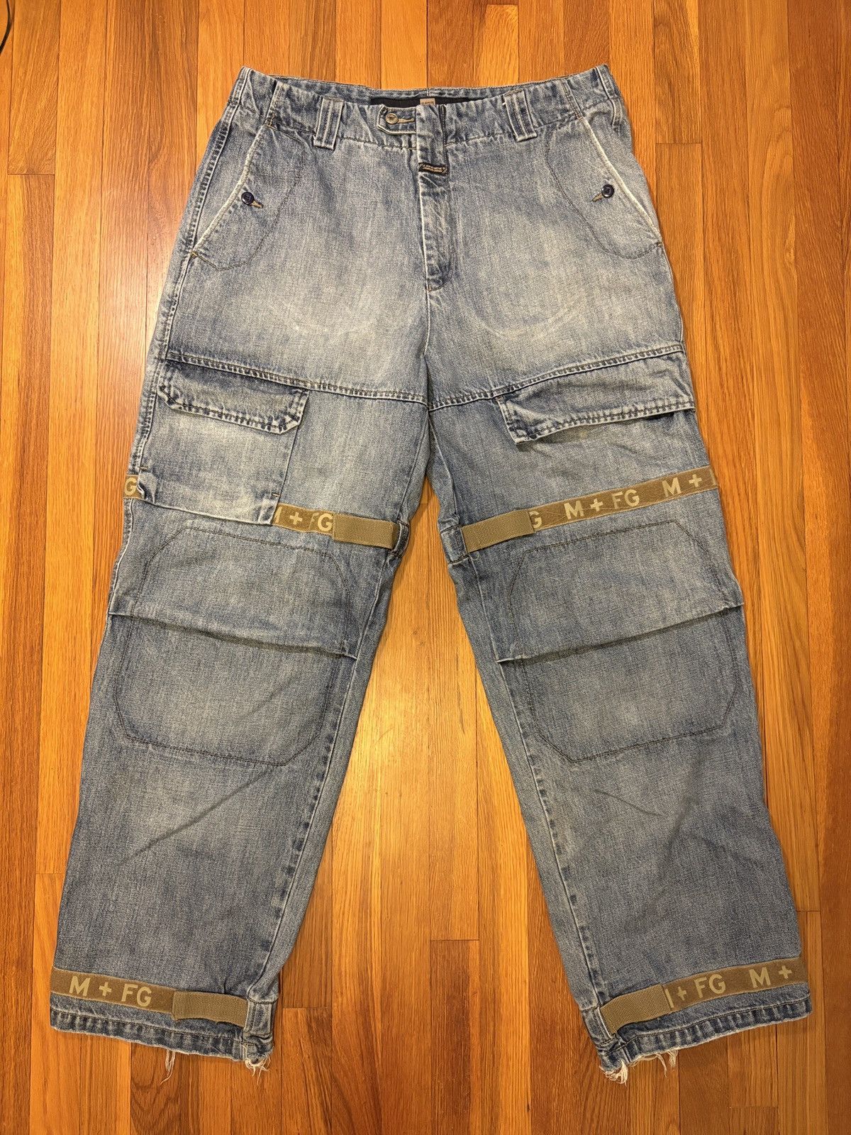 Marithe + Francois Girbaud Rare M + FG Jeans Streetwear Size US 38 / EU 54 - 1 Thumbnail