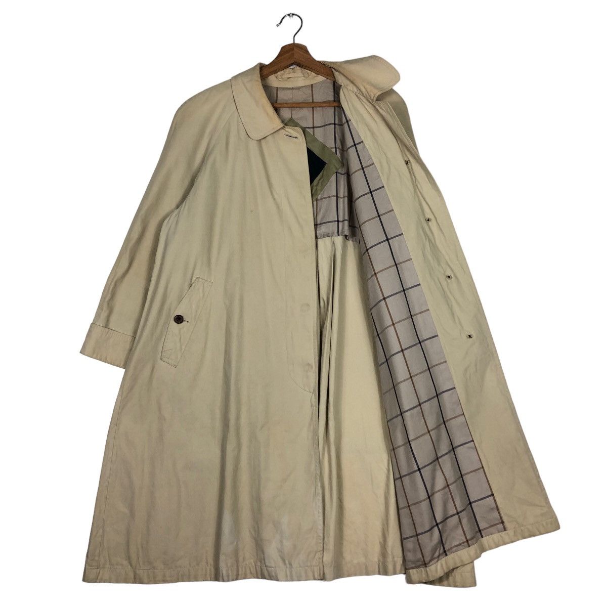 Burberry 🔥Vintage Burberrys Long Jacket Bondage Nova Check Design Size US M / EU 48-50 / 2 - 11 Thumbnail