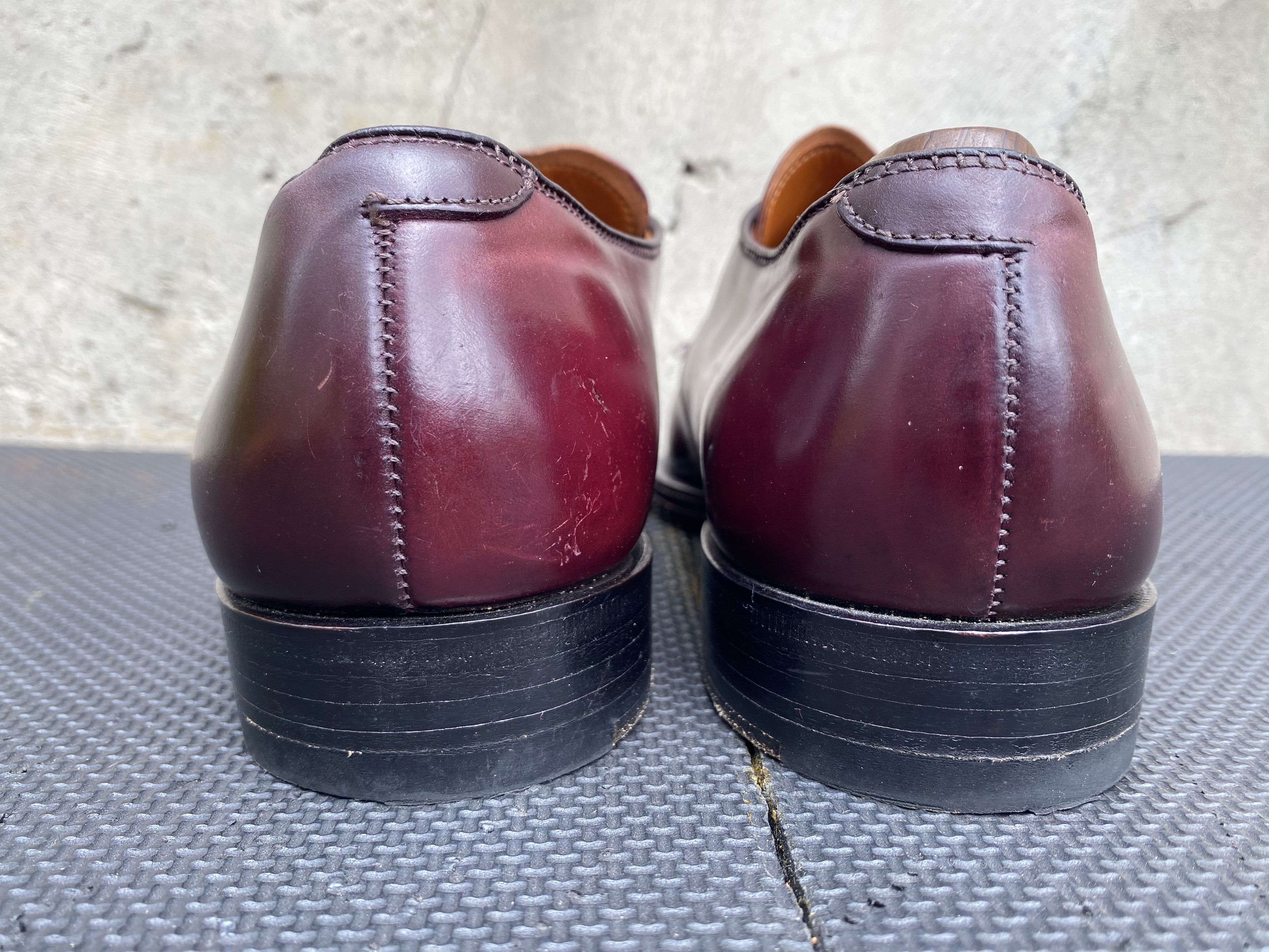 Alden Mint Alden 954 Color 8 Burgundy Shell Cordovan Monkstrap Size US 8.5 / EU 41-42 - 5 Thumbnail