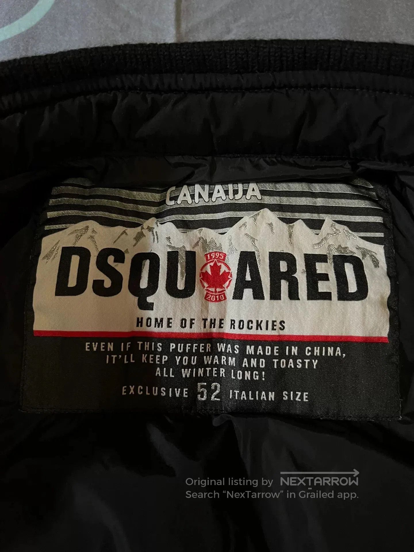 Dsquared2 dsquared2 black zippered down jacket. Size US L / EU 52-54 / 3 - 6 Thumbnail