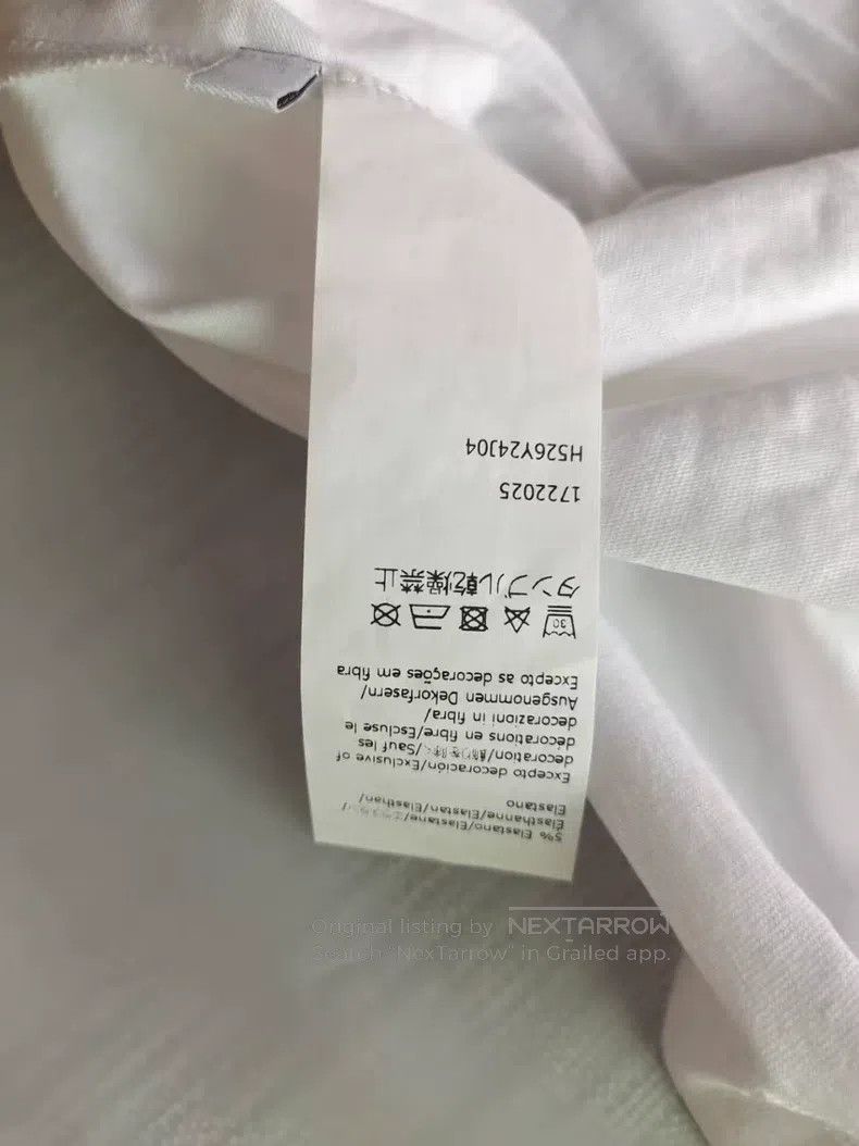 Loewe Loewe White Long Sleeve T-Shirt Size L / US 10 / IT 46 - 3 Thumbnail