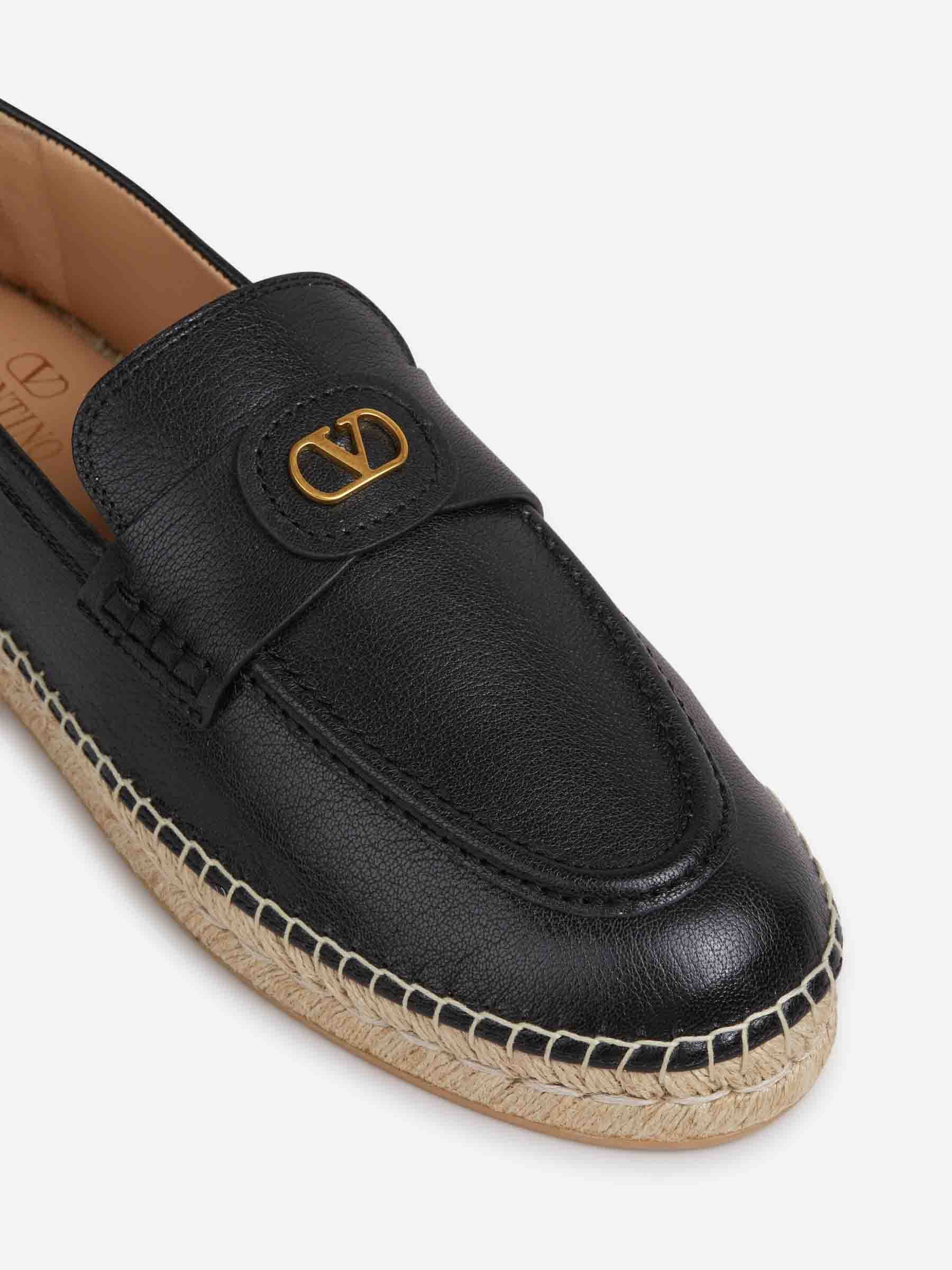 Valentino os11x0126 Espadrilles Loafers in Black Size US 8 / EU 41 - 4 Thumbnail