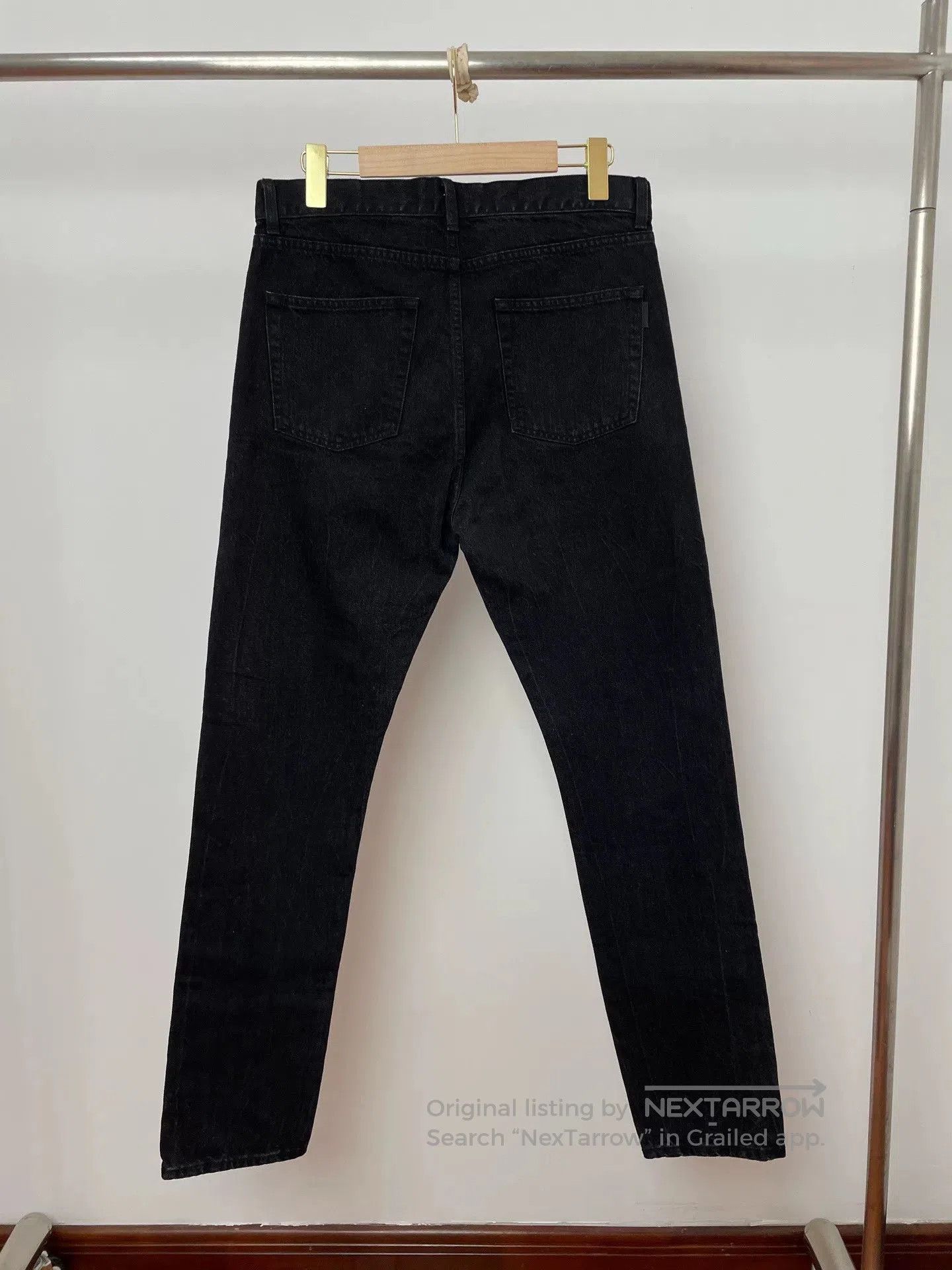 Saint Laurent Paris Saint Laurent D20 Black Classic Jeans. Size US 31 - 2 Thumbnail