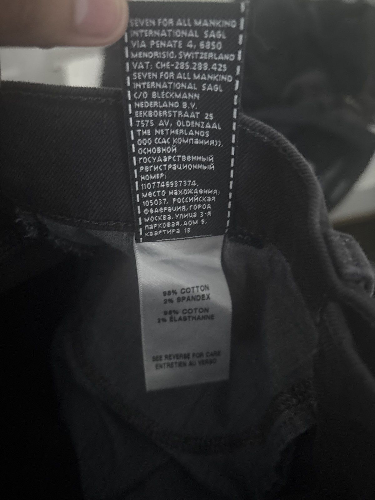 7 For All Mankind 7 For All Mankind Slim Grey Denim Size US 29 - 7 Thumbnail