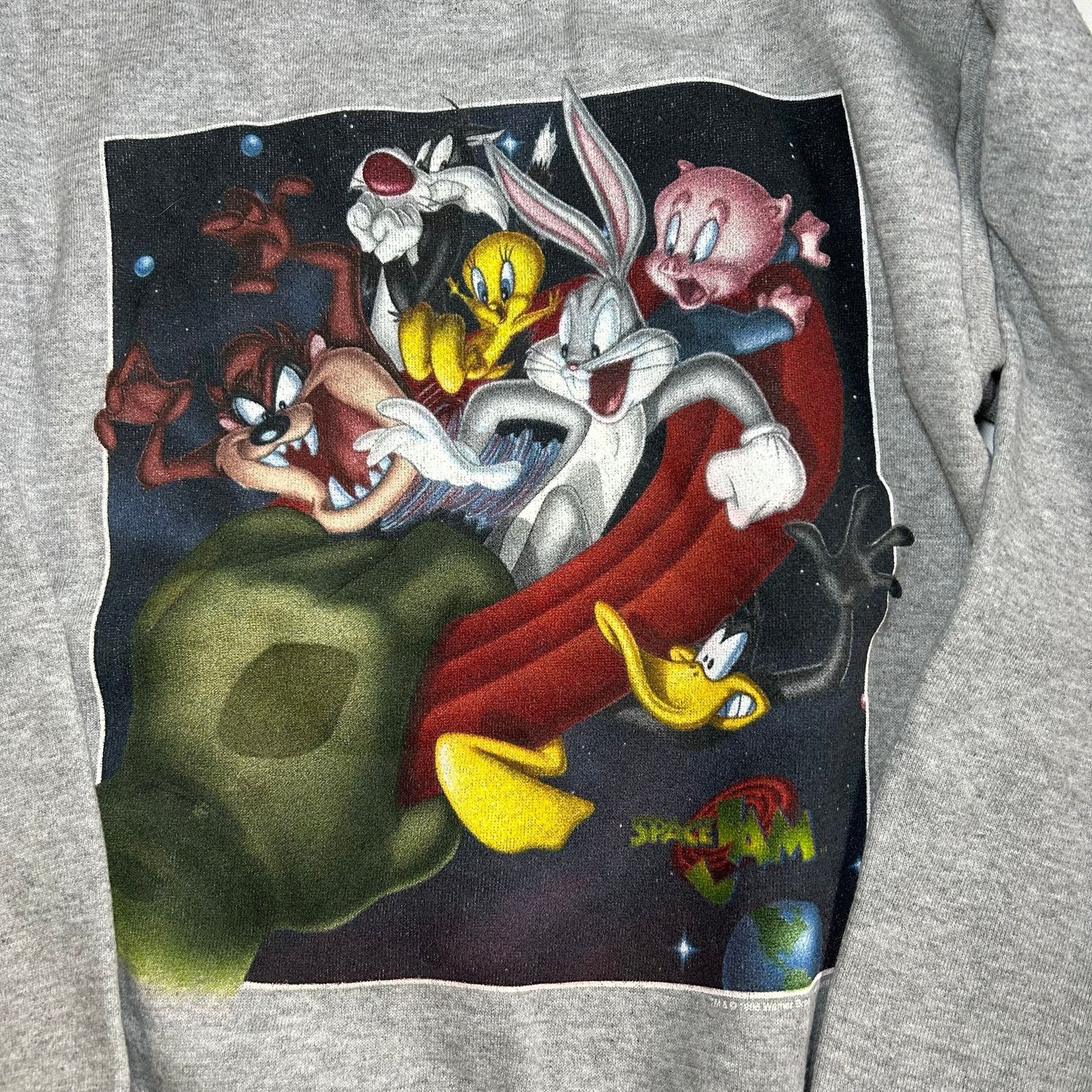 Vintage × Warner Bros Vintage 1996 Space Jam Crewneck Sweatshirt Warner Bros USA Size US XS / EU 42 / 0 - 2 Thumbnail