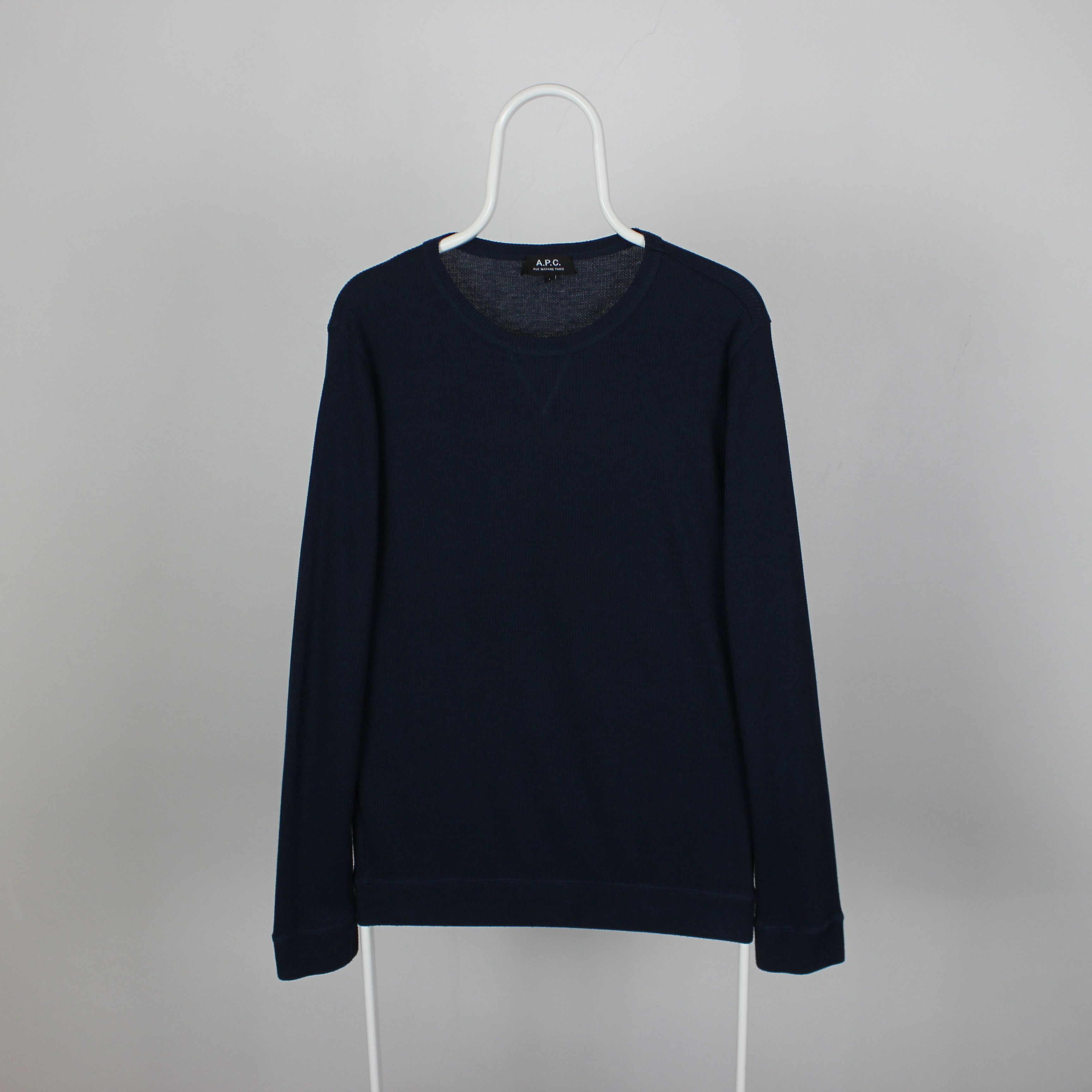 A.P.C. A.P.C Rue Madame Paris sweater men M blue Size US L / EU 52-54 / 3 - 3 Thumbnail