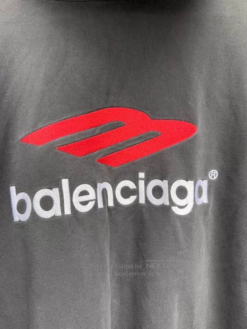 Balenciaga Balenciaga Racing 3B Embroidered Hooded Sweatshirt Jacket Size US M / EU 48-50 / 2 - 3 Thumbnail