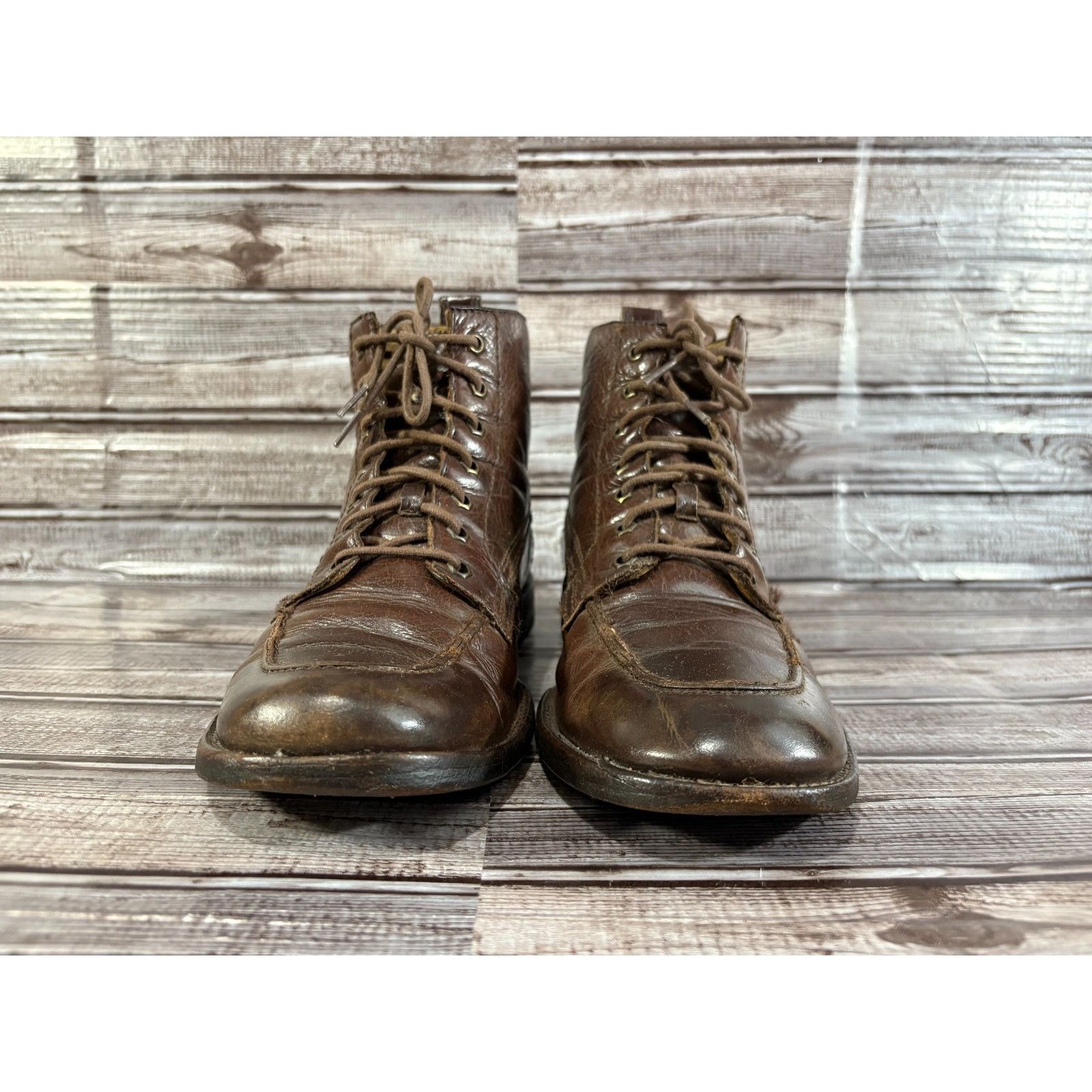 Frye Frye 87901 Phillip Lace Up Work Ankle Boots size 8 B color B Size US 8 / EU 41 - 2 Thumbnail