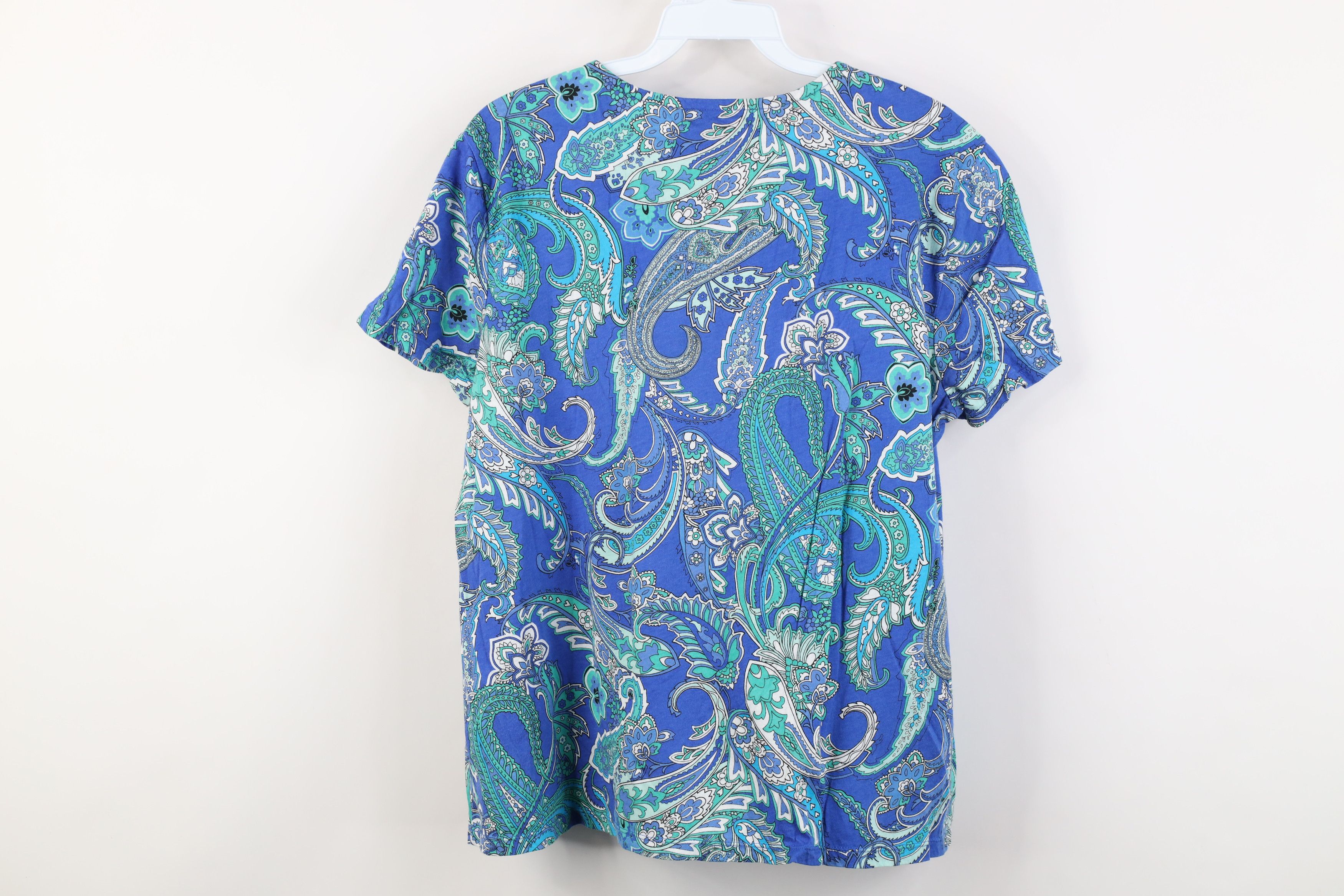 Ralph Lauren Vintage 90s Ralph Lauren of Life Babydoll T-Shirt Cotton Size XL / US 12-14 / IT 48-50 - 6 Thumbnail