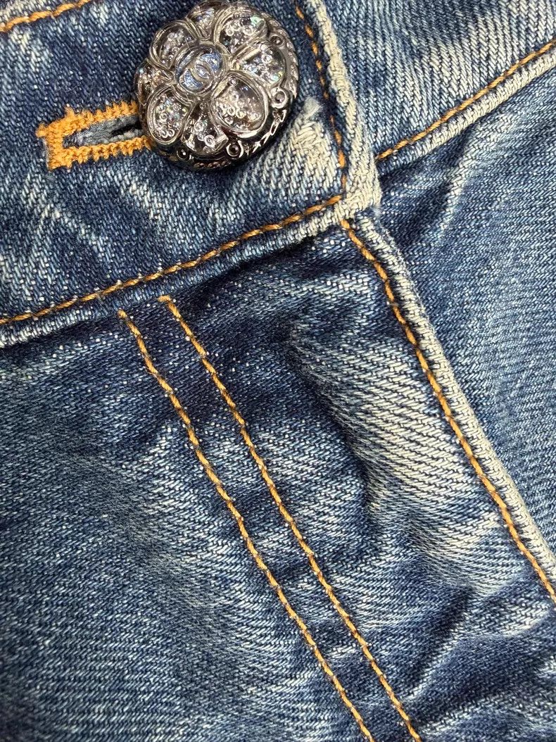 Chanel Chanel Waist double-c straight denim jeans Size 24" / US 00 / IT 34 - 3 Thumbnail