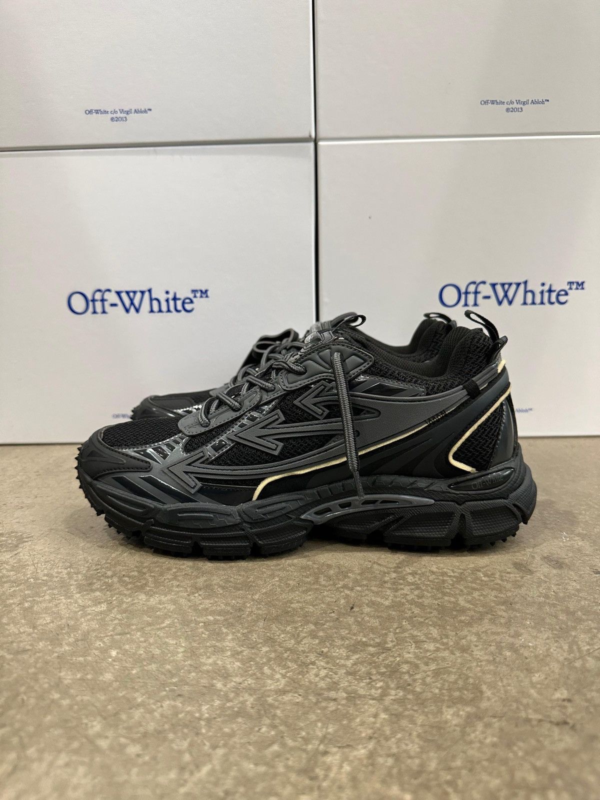 Off-White Be Right Back Sneakers Back Black Size US 10 / EU 43 - 2 Thumbnail