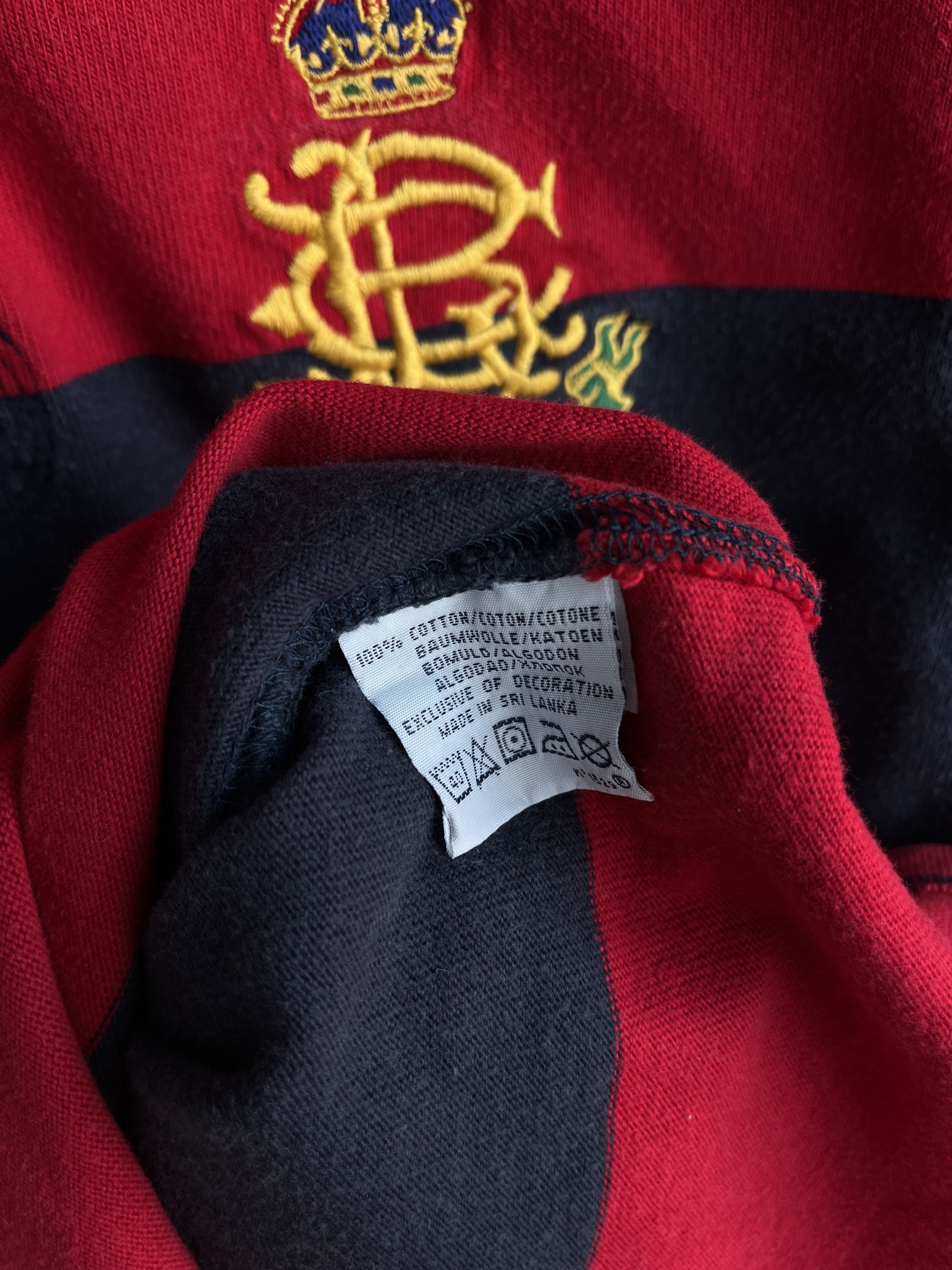 Polo Ralph Lauren Vintage 90s Polo Ralph Lauren Rugby Sweatshirt Size L Size US L / EU 52-54 / 3 - 5 Thumbnail