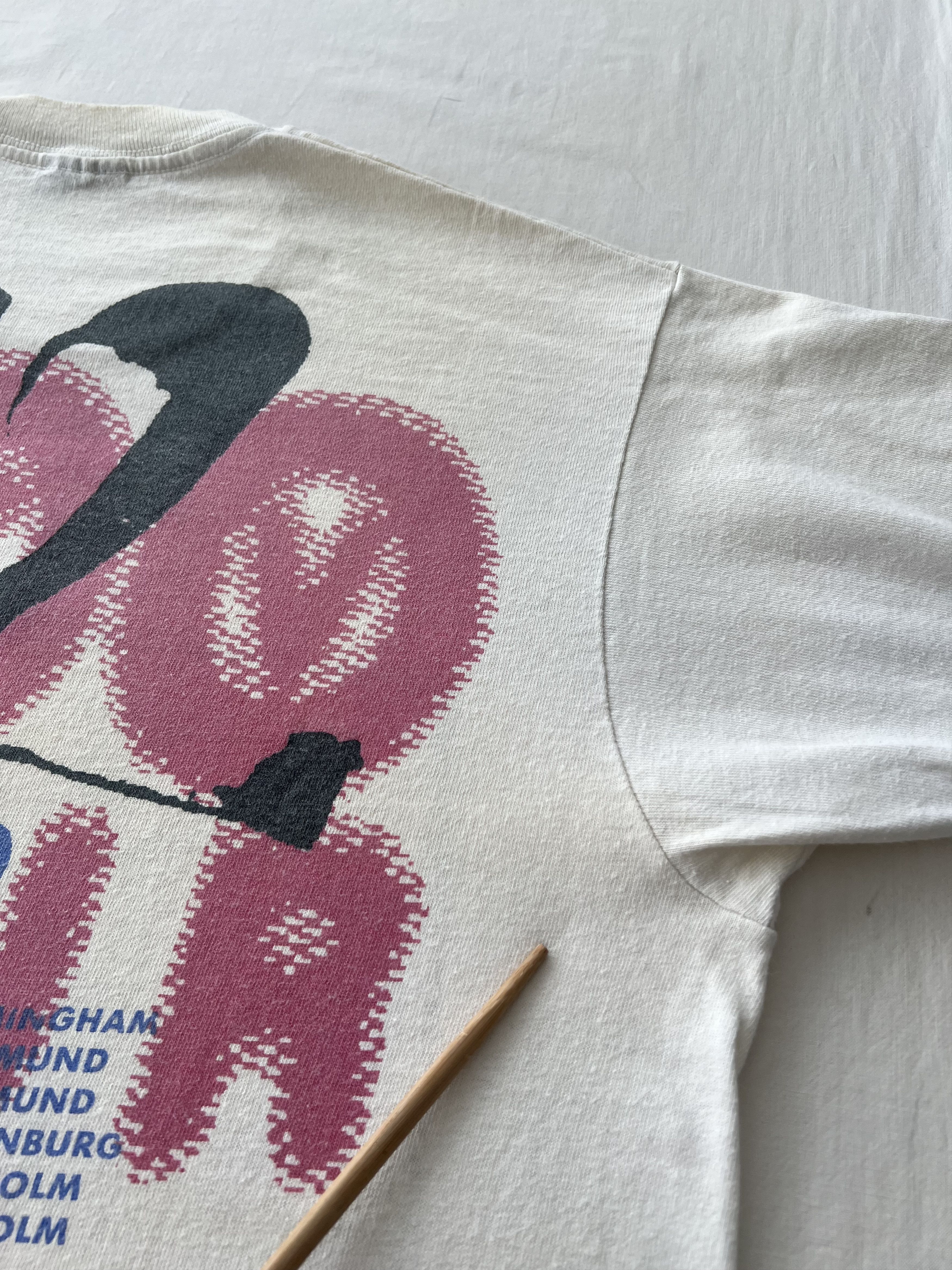 Band Tees Vintage 1992 U2 Zoo Tour White T-shirt Size US L / EU 52-54 / 3 - 23 Thumbnail
