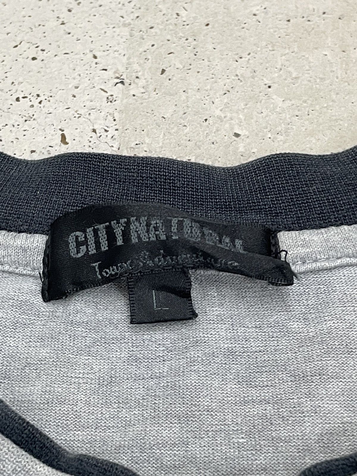 Japanese Brand City Natural Photo City Life Sunshine Poem Layered Tee Size US L / EU 52-54 / 3 - 17 Thumbnail