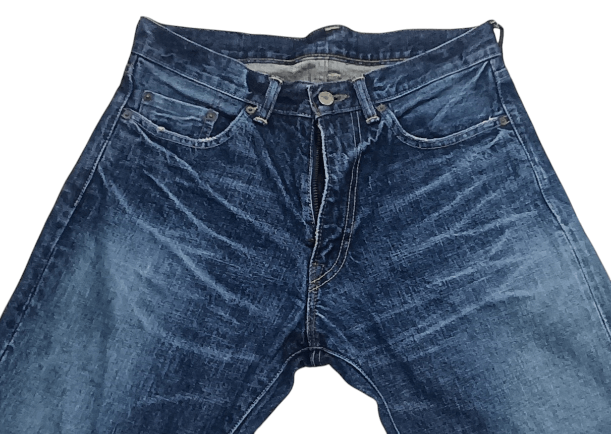 If Six Was Nine VINTAGE KNACKERED 402 HEATH JAPAN BLUE SELVEDGE 14oz DENIM Size US 32 / EU 48 - 2 Thumbnail