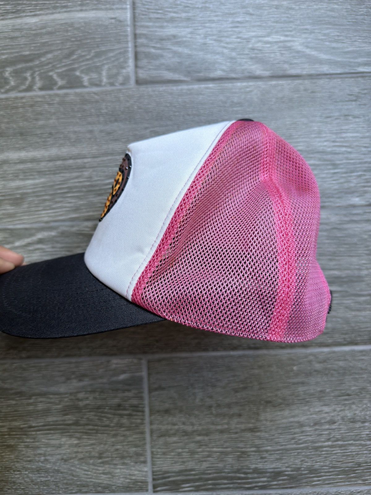 Bape A bathing ape baby Milo rhinestone trucker hat Size ONE SIZE - 4 Thumbnail