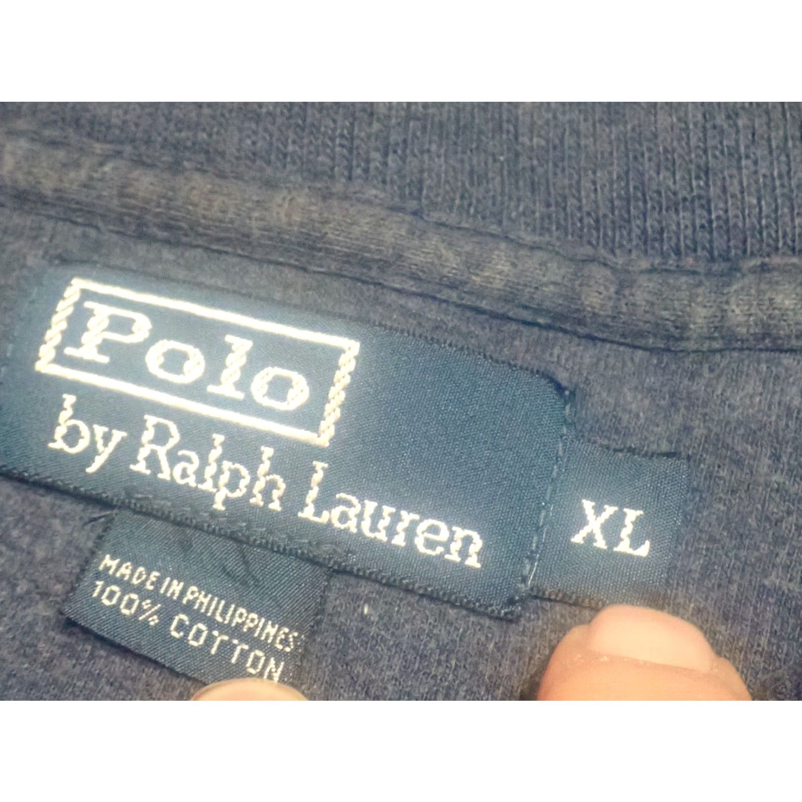 Ralph Lauren VINTAGE Polo Ralph Lauren 100% Cotton 1/4 Zip Sweater, XL, Blue, Classic Fit, Long Sleeve, Business Casual, Mens Size US XL / EU 56 / 4 - 5 Thumbnail