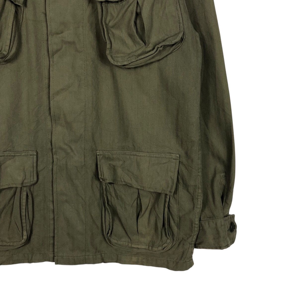 Other 📌Vintage Chore Worker Military Jacket Houston Multi Pockets Size US L / EU 52-54 / 3 - 6 Thumbnail