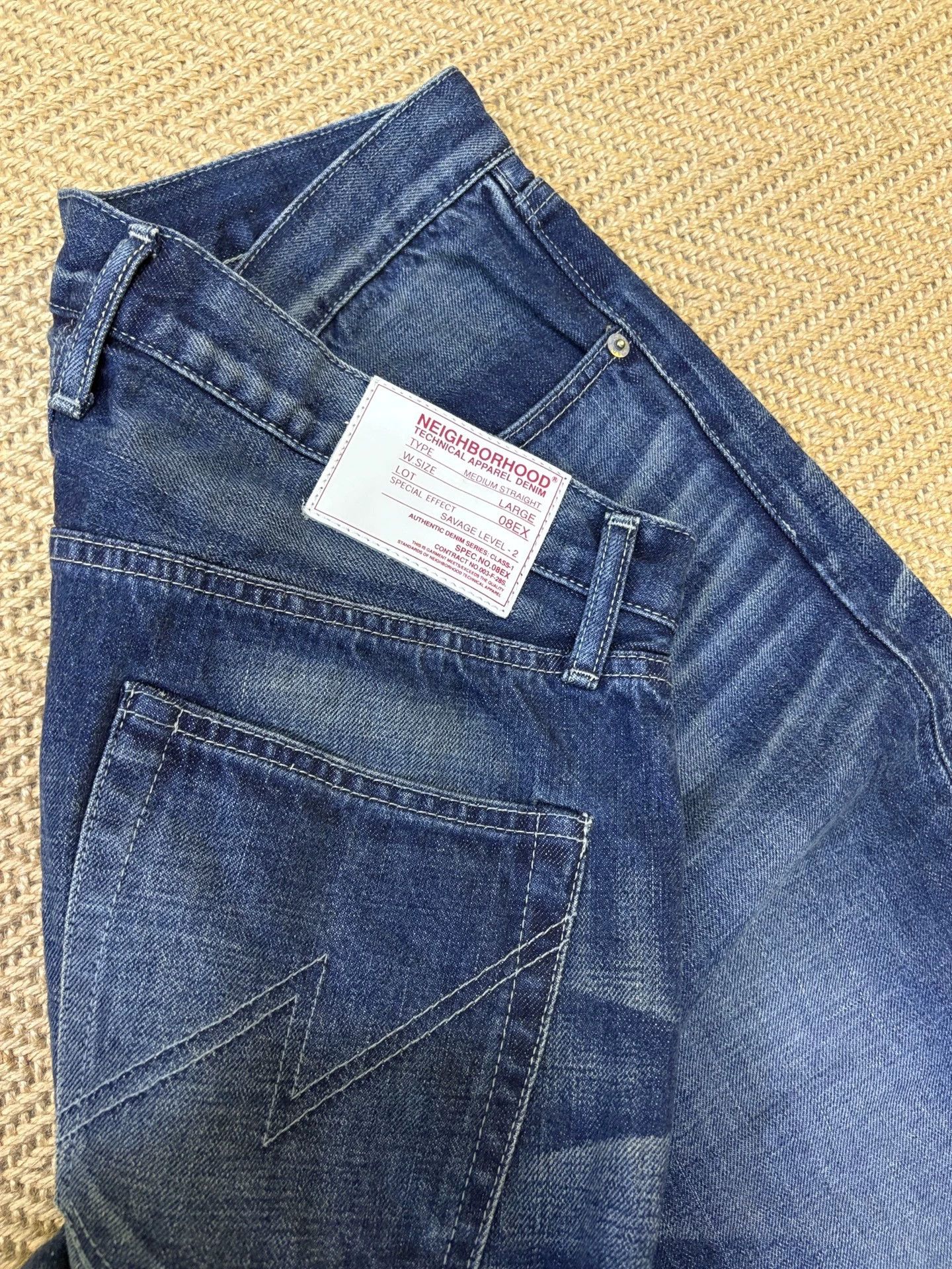 Neighborhood Edison Chen x Neighborhood Brutal Wash L Jeans HW Near New Size US 34 / EU 50 - 8 Thumbnail