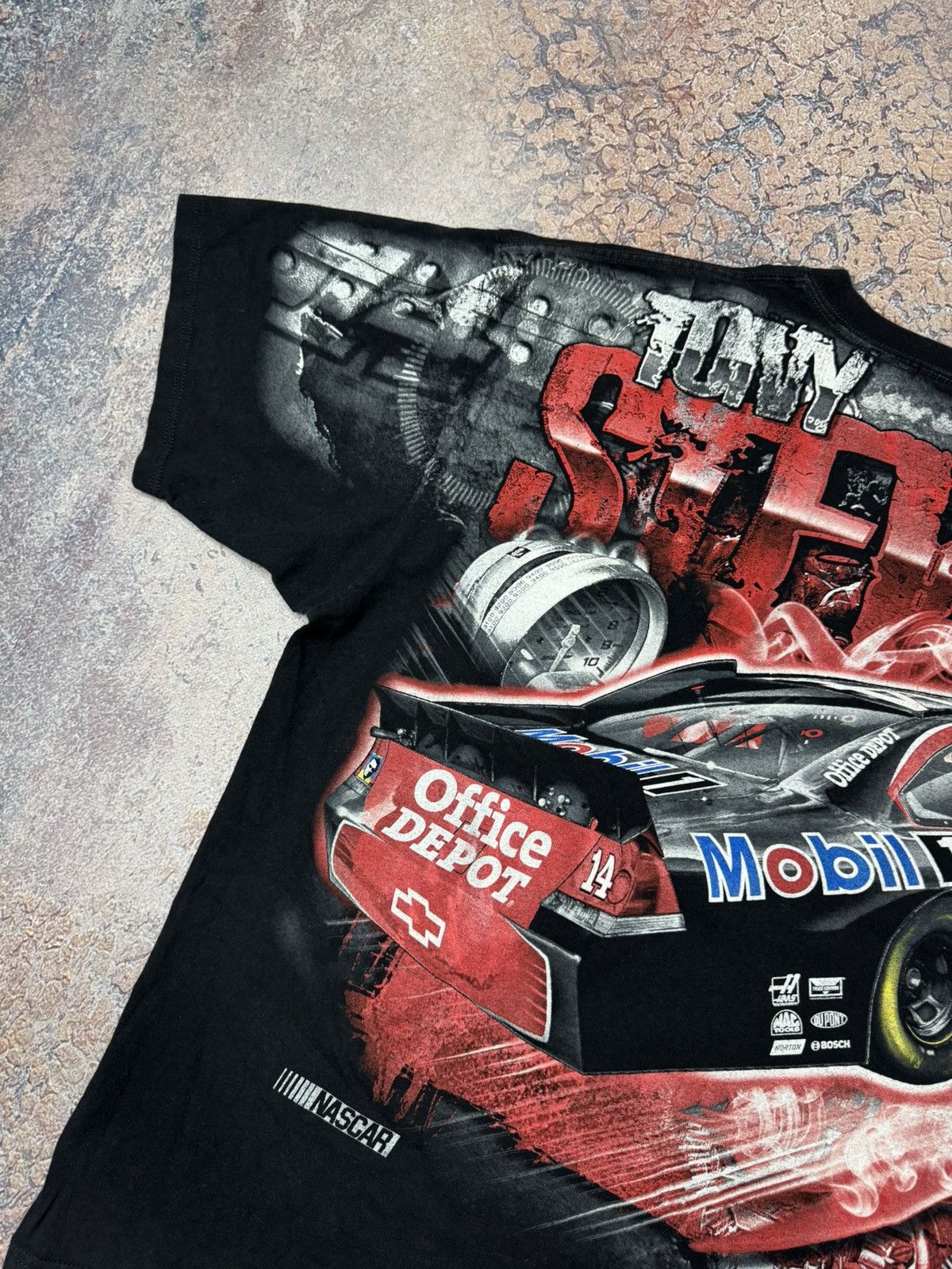 NASCAR Tony Stewart Vintage NASCAR T-Shirt Size US XXL / EU 58 / 5 - 14 Thumbnail