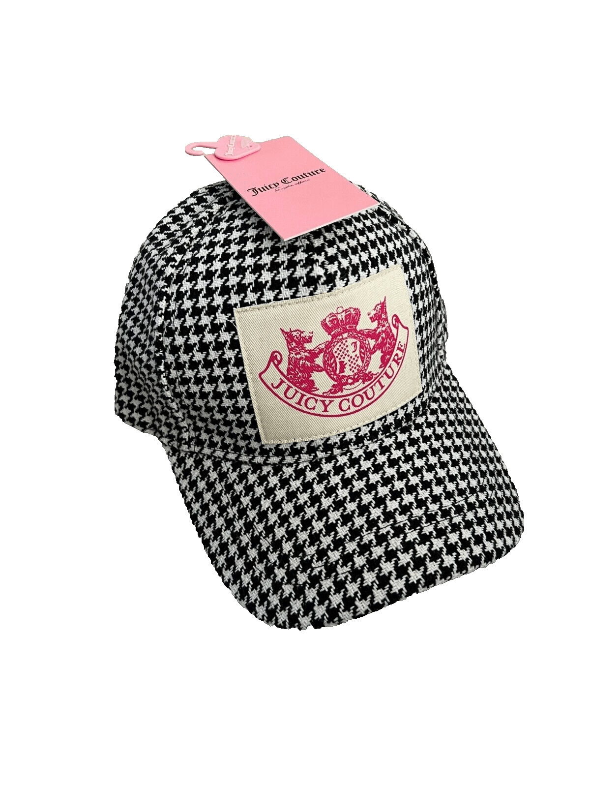 Juicy Couture Houndstooth Tweed Cap Hat ( O/S )