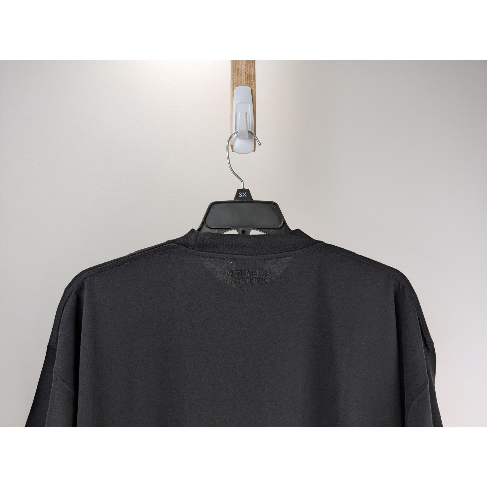 Vetements o1rshd1 Haute Couture France T-Shirt in Black Size US M / EU 48-50 / 2 - 12 Thumbnail