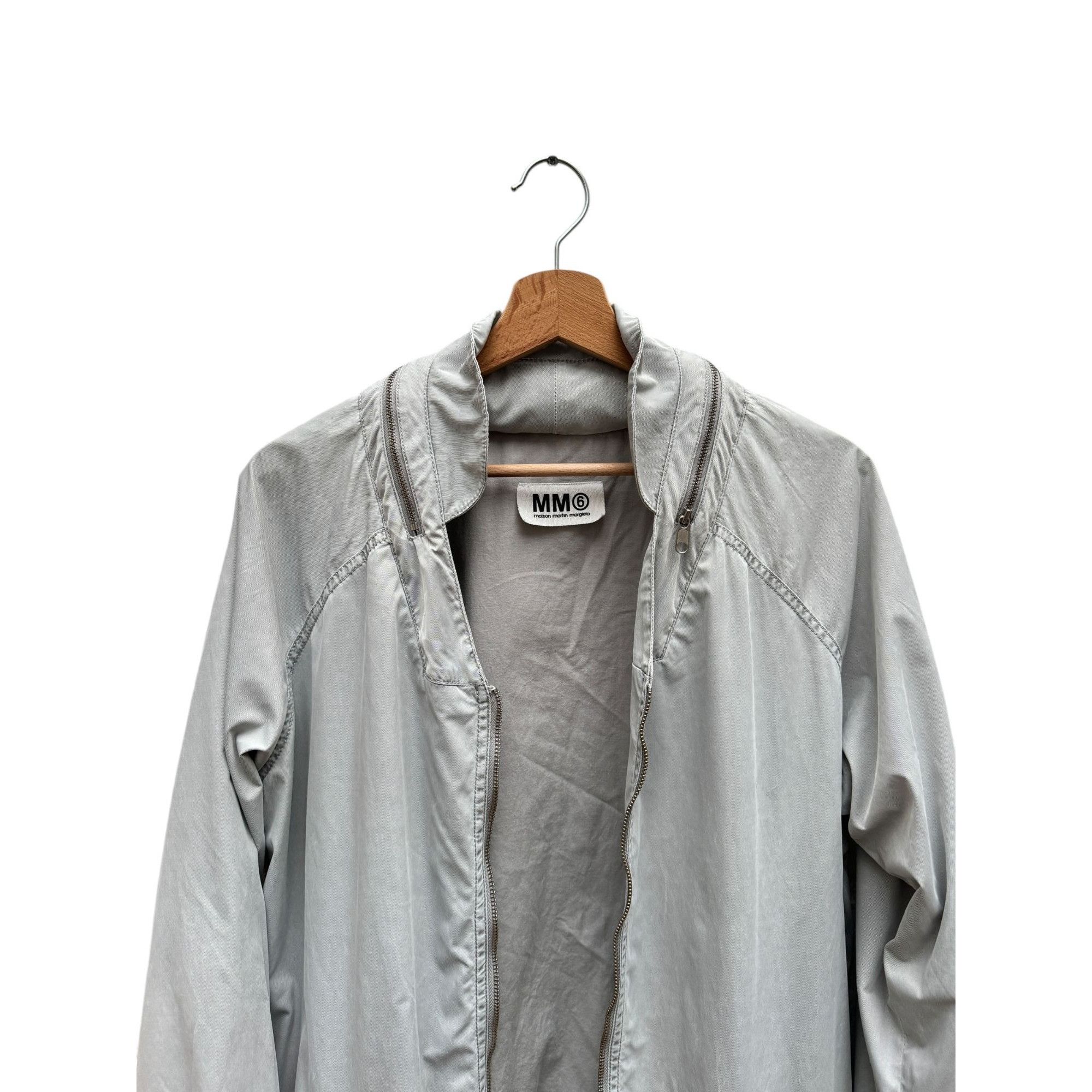 Maison Margiela SS 2009 Grey Cotton Nylon Parka Size M / US 6-8 / IT 42-44 - 6 Thumbnail