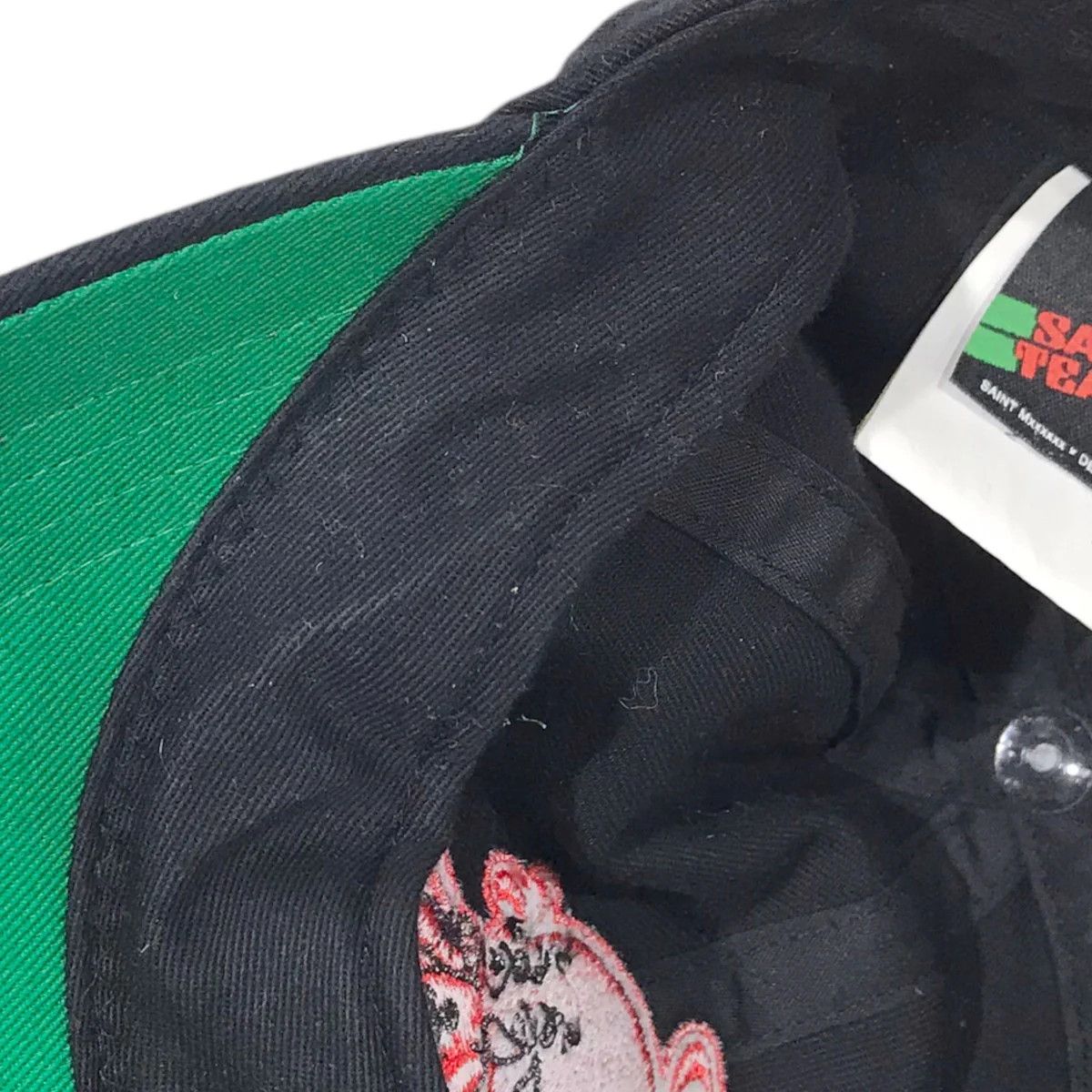 DENIM TEARS × Saint Michael SS22 Embroidered Logo Cap Size ONE SIZE - 7 Thumbnail