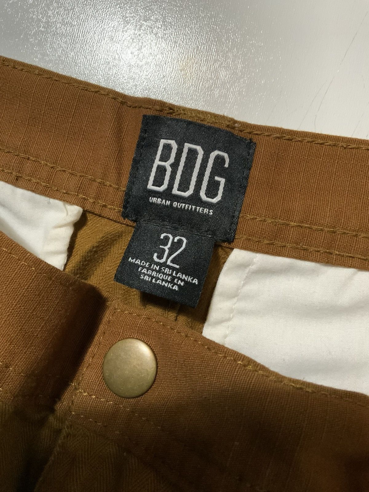 Bdg × Urban Outfitters BDG Herringbone Twill HBT Stripe Cargo Utility Shorts Size US 32 / EU 48 - 5 Thumbnail
