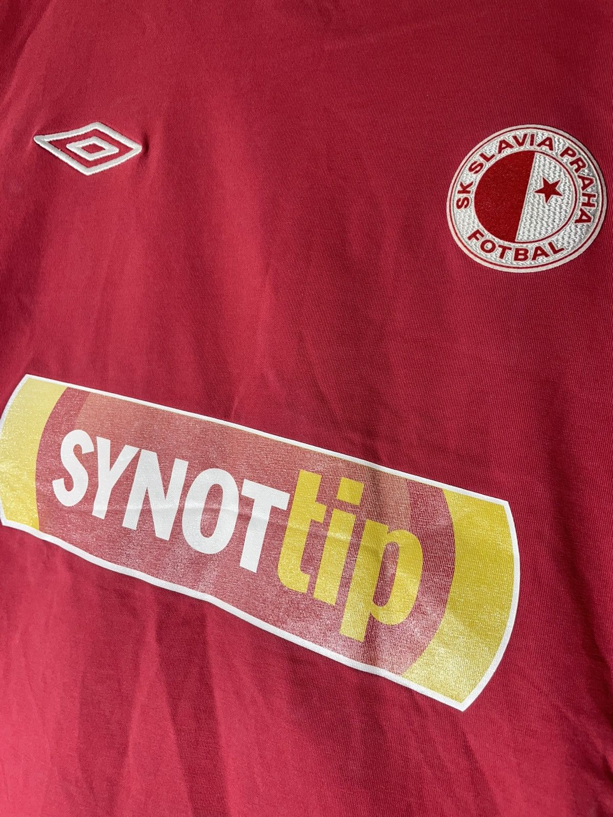 Vintage Umbro Slavia Praha Soccer jersey blokecore Size US XXL / EU 58 / 5 - 5 Thumbnail