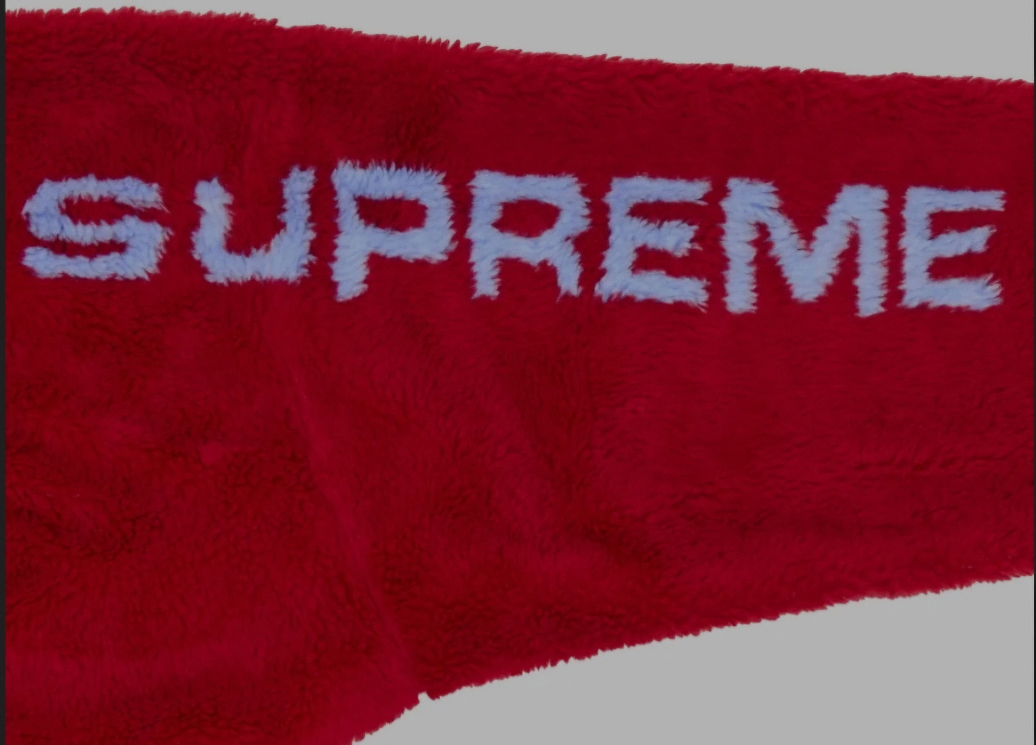 Supreme AUTHENTIC SUPREME SHOULDER LOGO RED FLEECE JACKET SZ MEDIUM Size US M / EU 48-50 / 2 - 3 Thumbnail