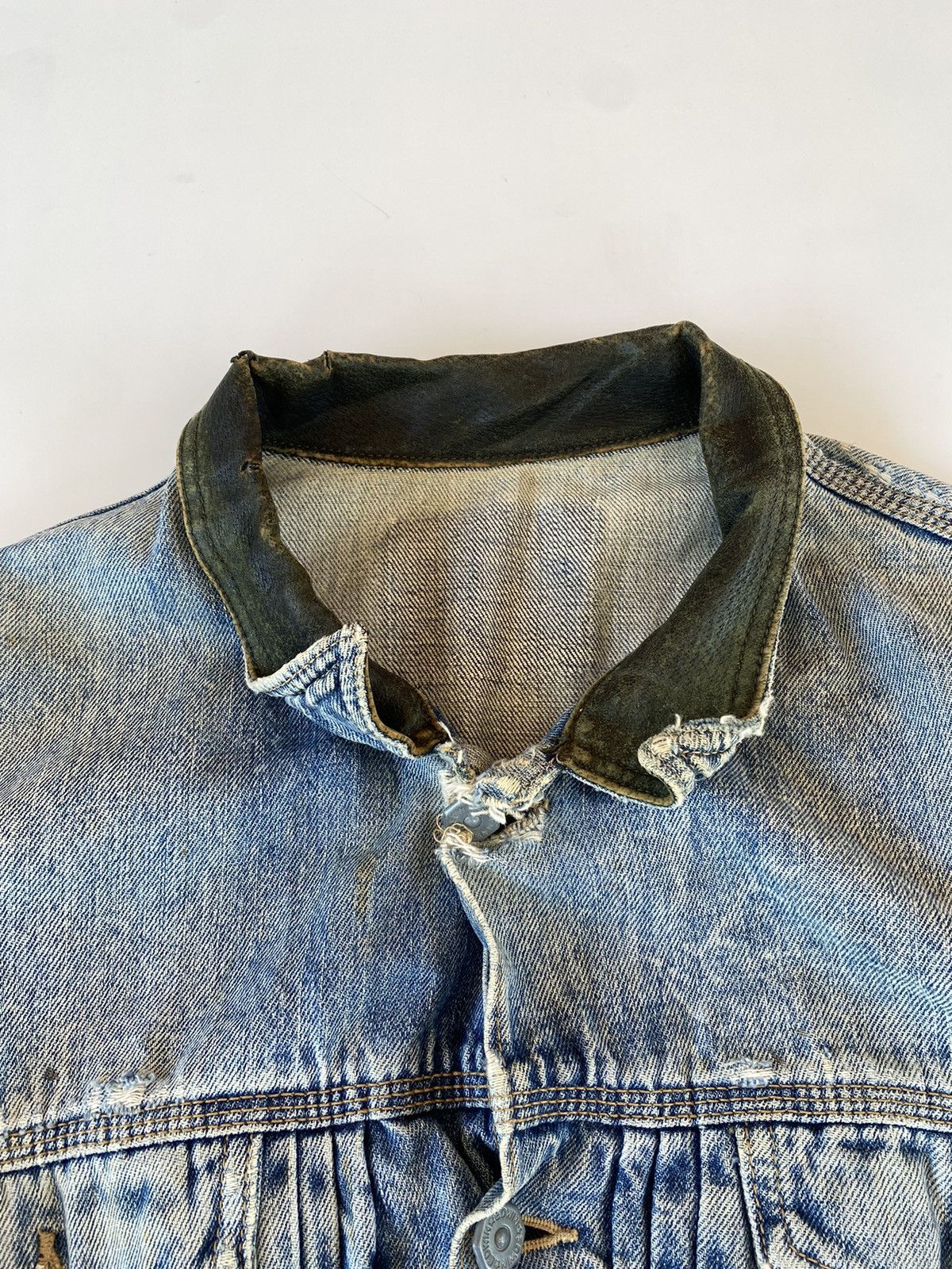 Edwin × Vintage Vintage Edwin Denim Distressed Size US L / EU 52-54 / 3 - 13 Thumbnail