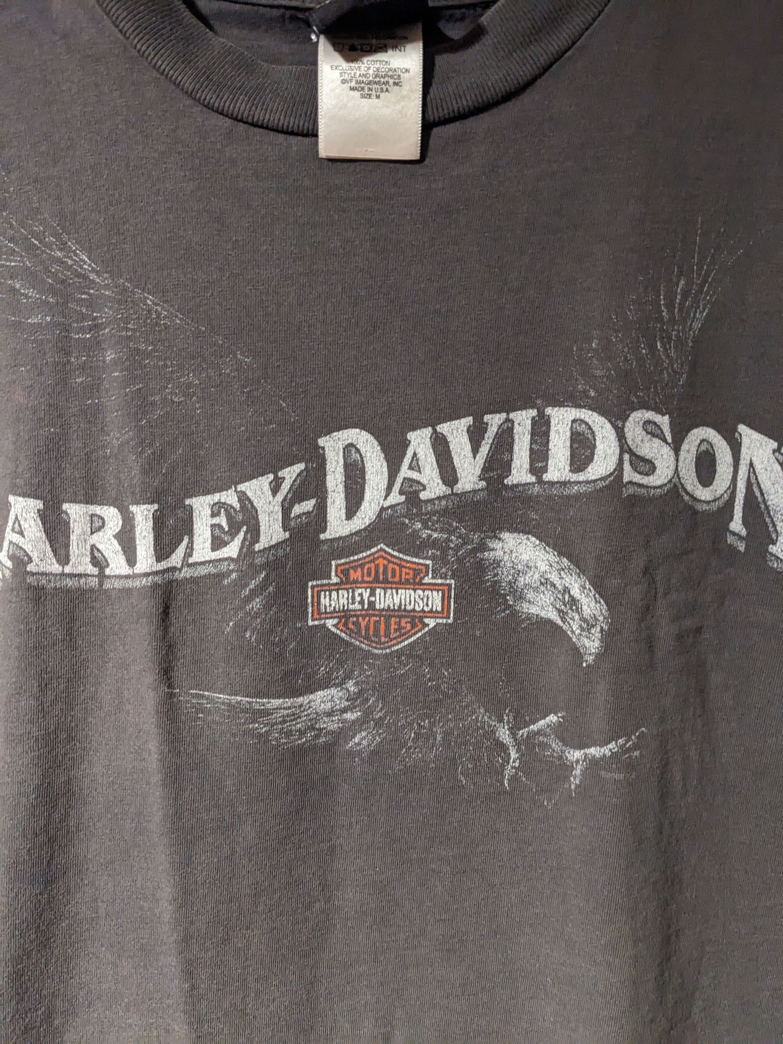 Harley Davidson × Vintage Vintage Y2K Harley Davidson Motorcycle Ocala Florida T-Shirt Size US M / EU 48-50 / 2 - 8 Thumbnail