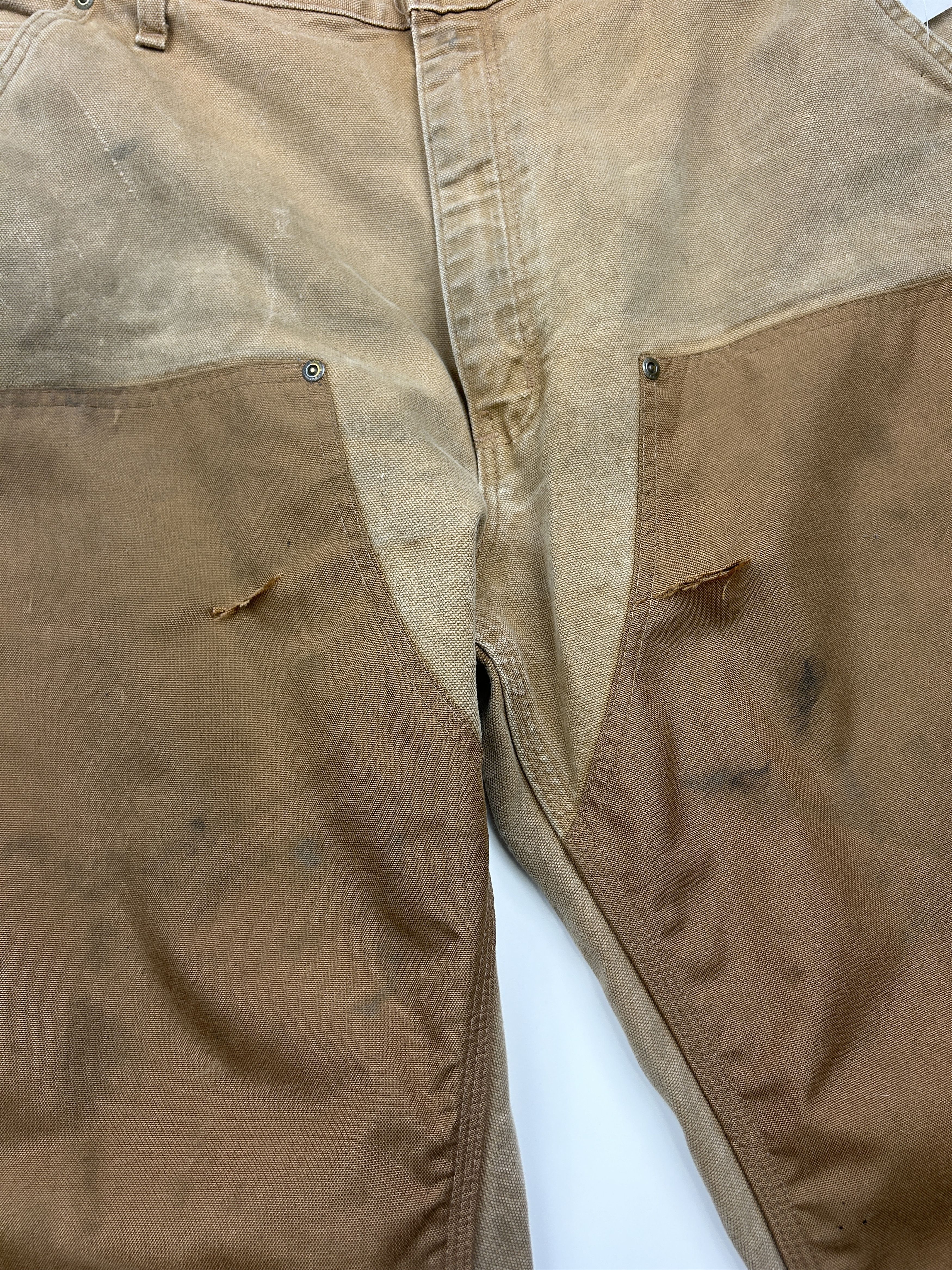 Carhartt Carhartt Canvas Double Knee Dungaree Pants 40 Beige B292 Size US 40 / EU 56 - 5 Thumbnail