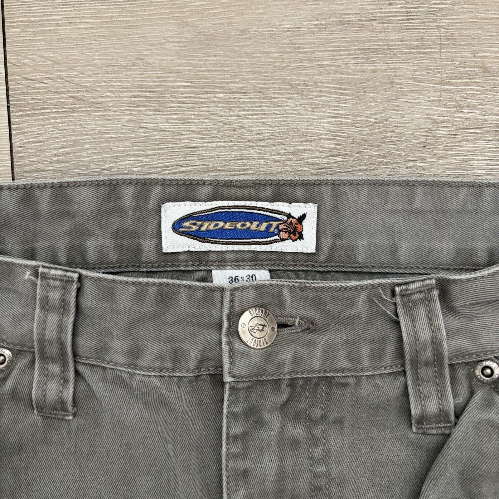 Sideout Vintage Y2K Sideout Double Knee Wide Leg Pants 36x29 Skate Size US 36 / EU 52 - 4 Thumbnail