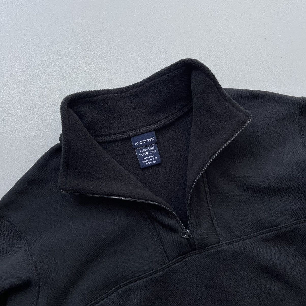 Arc'teryx × Vintage Arcteryx Vintage Women Polartec 1/3 Zip Fleece Jacket Black Size XL / US 12-14 / IT 48-50 - 5 Thumbnail