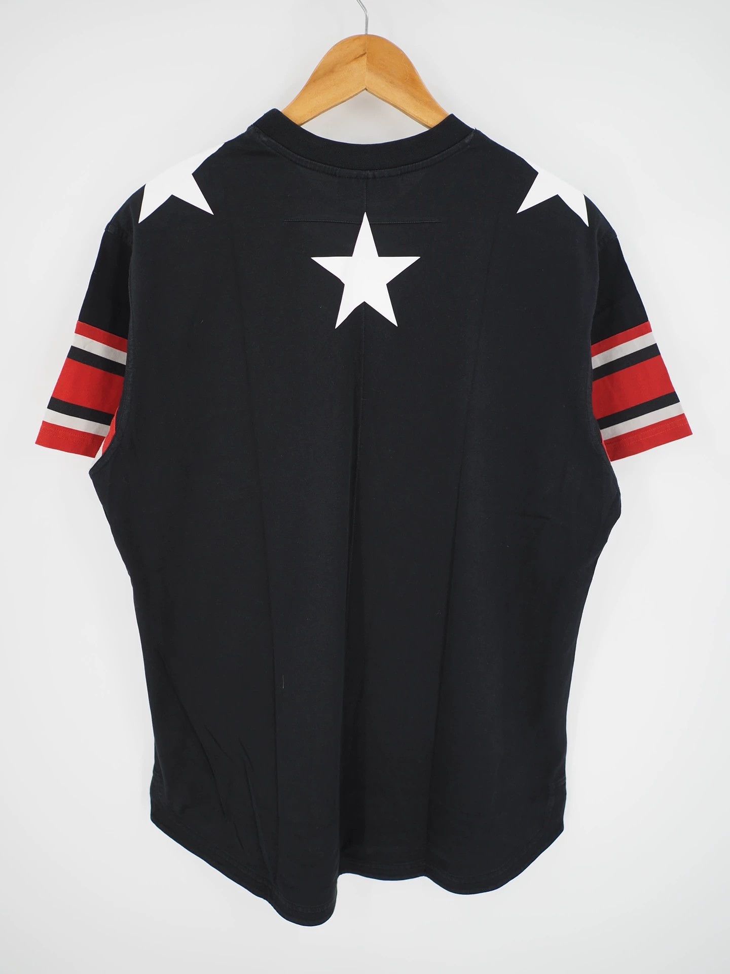 Givenchy Givenchy Red Striped Five-Star Short Sleeve Size US XXS / EU 40 - 2 Thumbnail