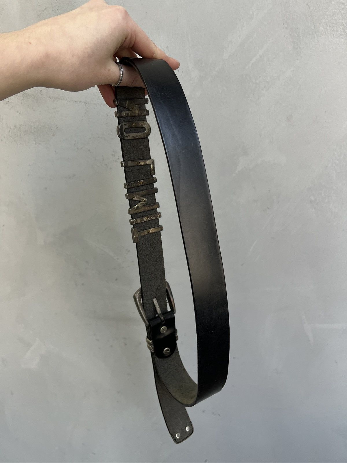 Other Leather avant garde no Limit ann demeulemeester style belt Size ONE SIZE - 5 Thumbnail