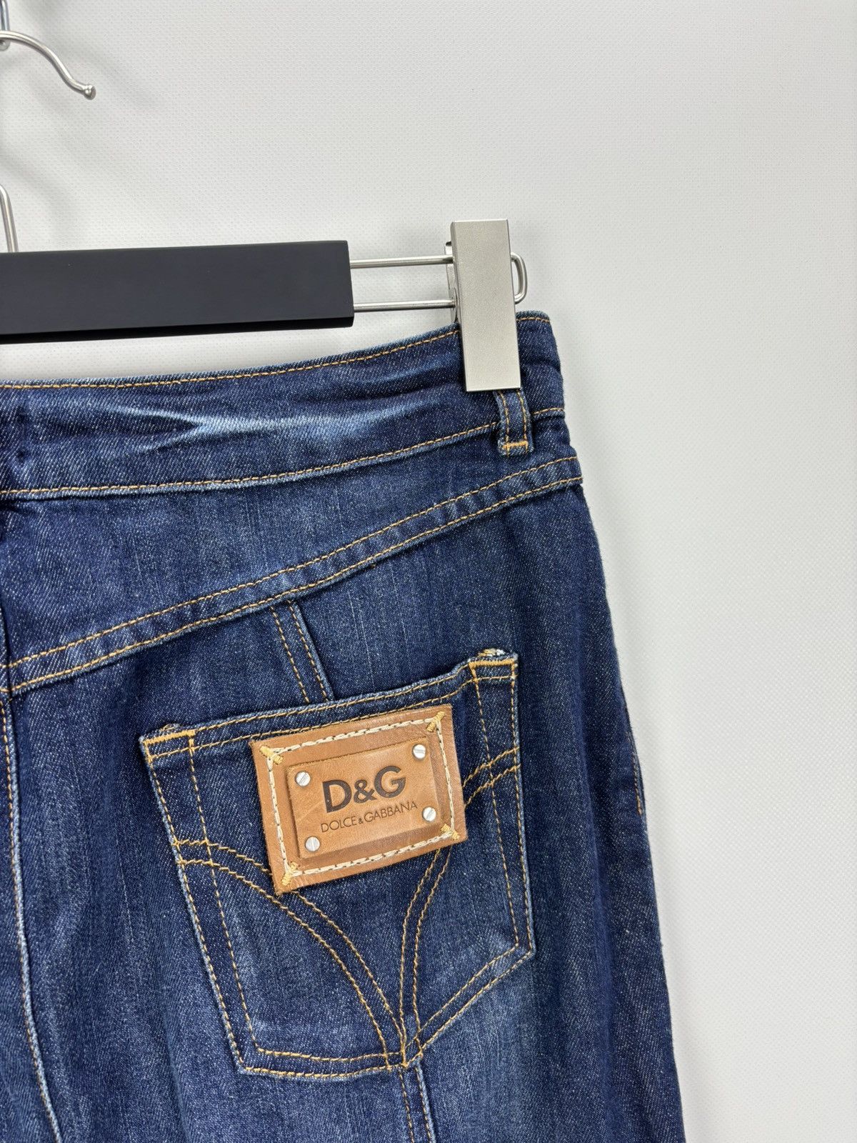 Designer × Dolce & Gabbana Womens denim skirt Dolce Gabbana Size 29 Color Blue Size 25" / US 0 / IT 36 - 7 Thumbnail