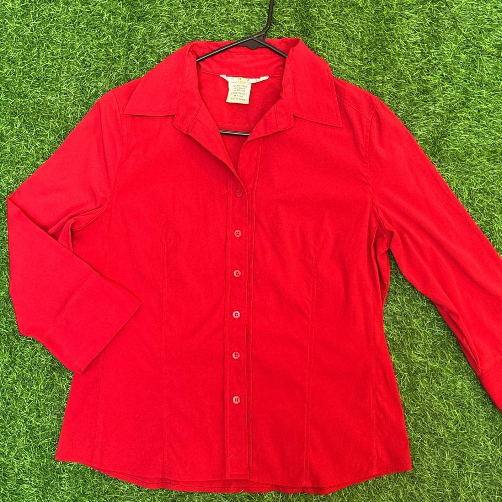 Other Women's Red Como Collared Polo Dress Shirt Size S / US 4 / IT 40 - 1 Thumbnail