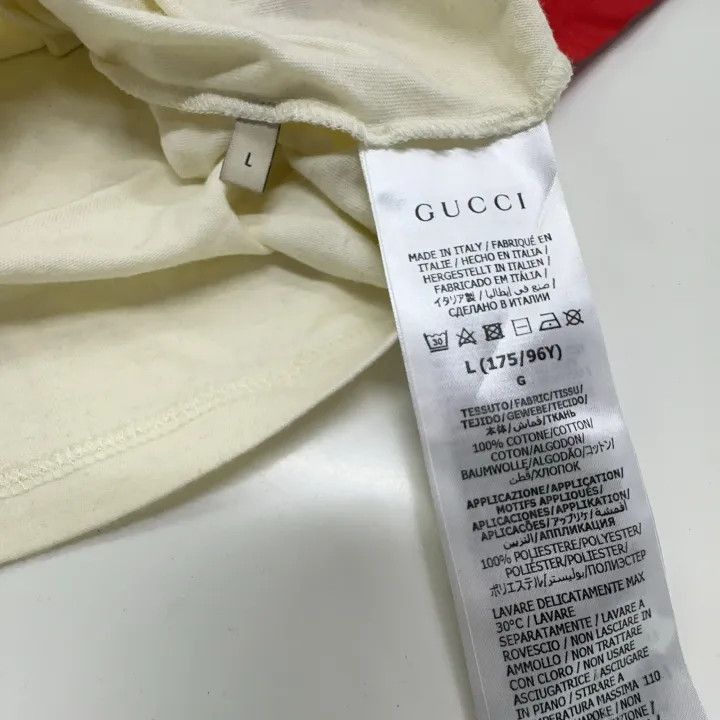 Gucci Gucci Logo Print Short Sleeve T-Shirt-2507 Size L / US 10 / IT 46 - 4 Thumbnail