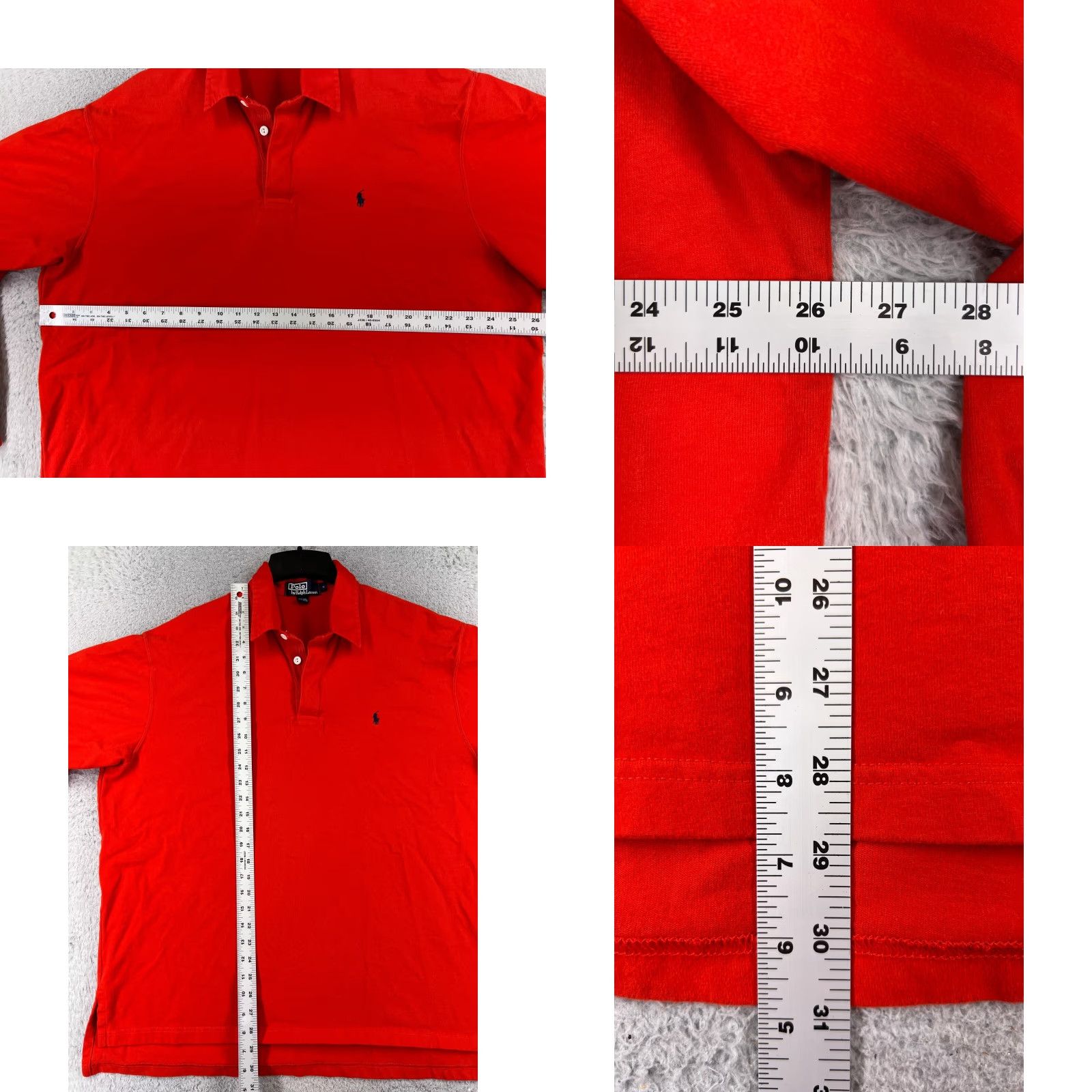 Ralph Lauren VINTAGE Polo Ralph Lauren Shirt Men XL Red Polo Shirt Size US XL / EU 56 / 4 - 8 Thumbnail