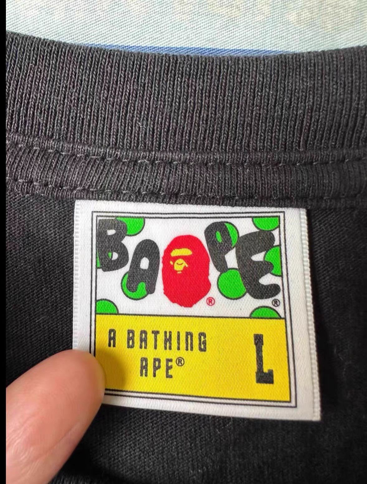 Bape BAPE Ape Print Short Sleeve T-Shirt K5 Size US L / EU 52-54 / 3 - 4 Thumbnail