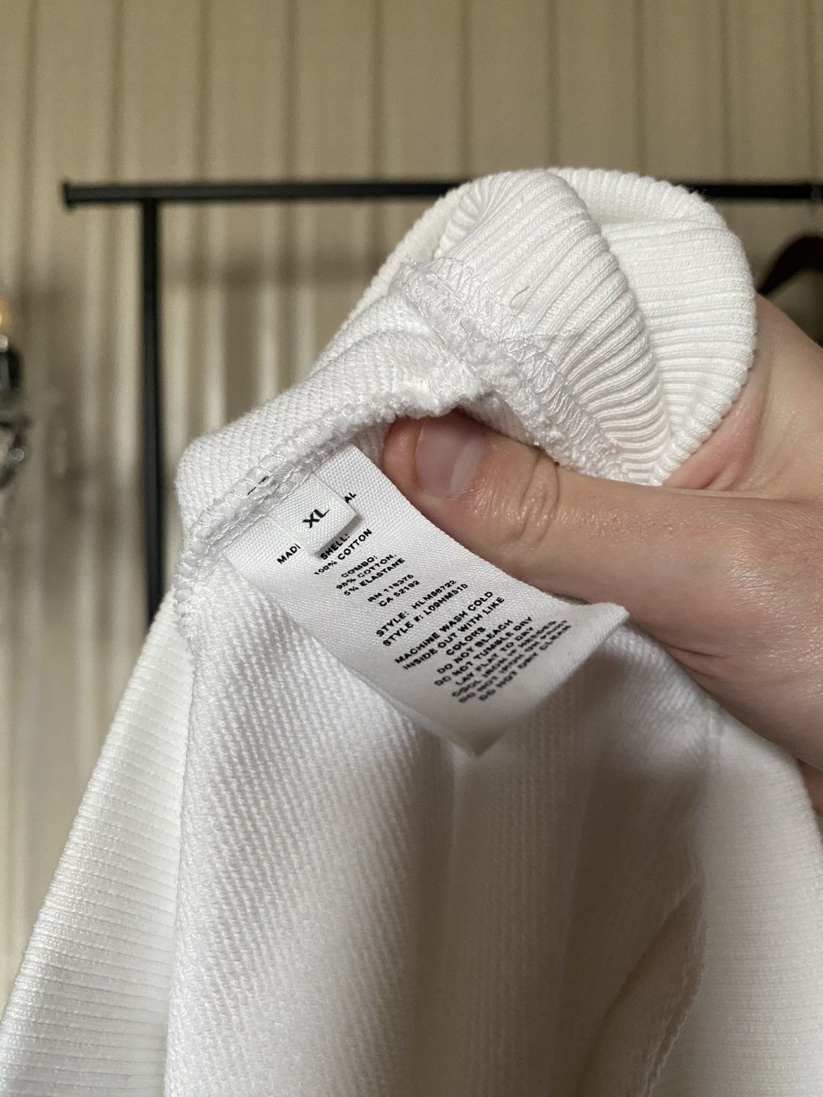 Helmut Lang Helmut Lang hoodie white Size US XL / EU 56 / 4 - 5 Thumbnail